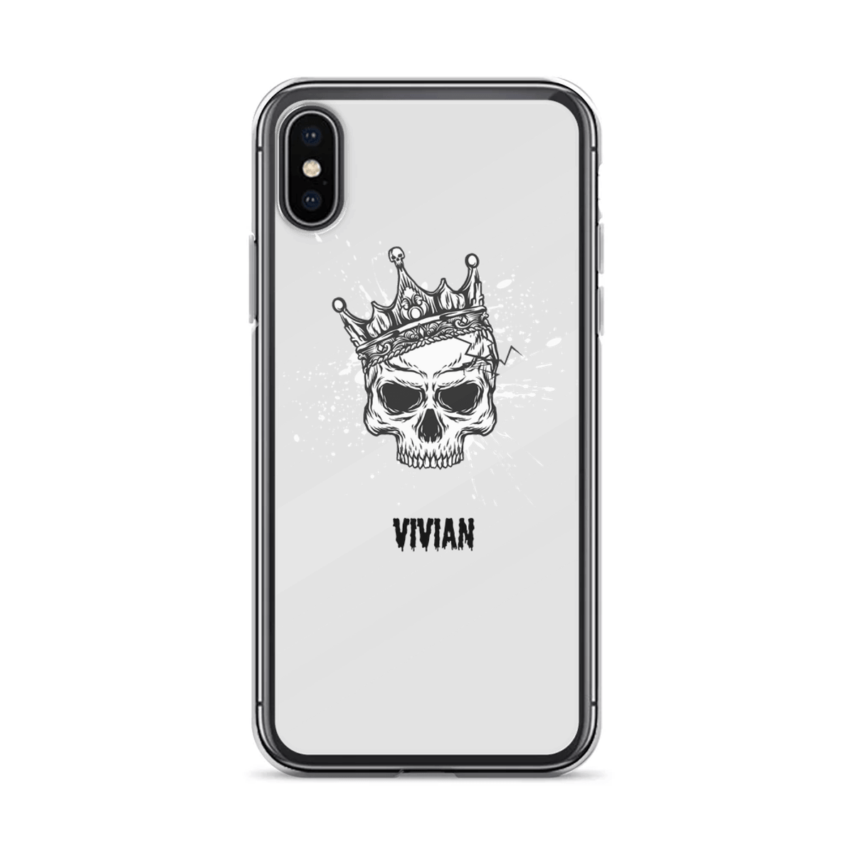 VIVIAN Skull Crown Phone Case - Artistic Edge