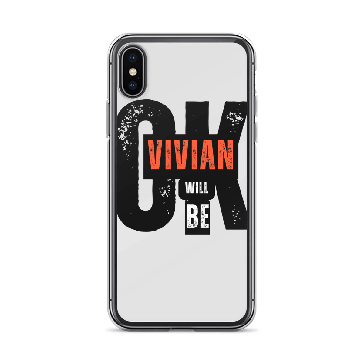 VIVIAN's Bold 'Will Be OK' Urban Phone Case