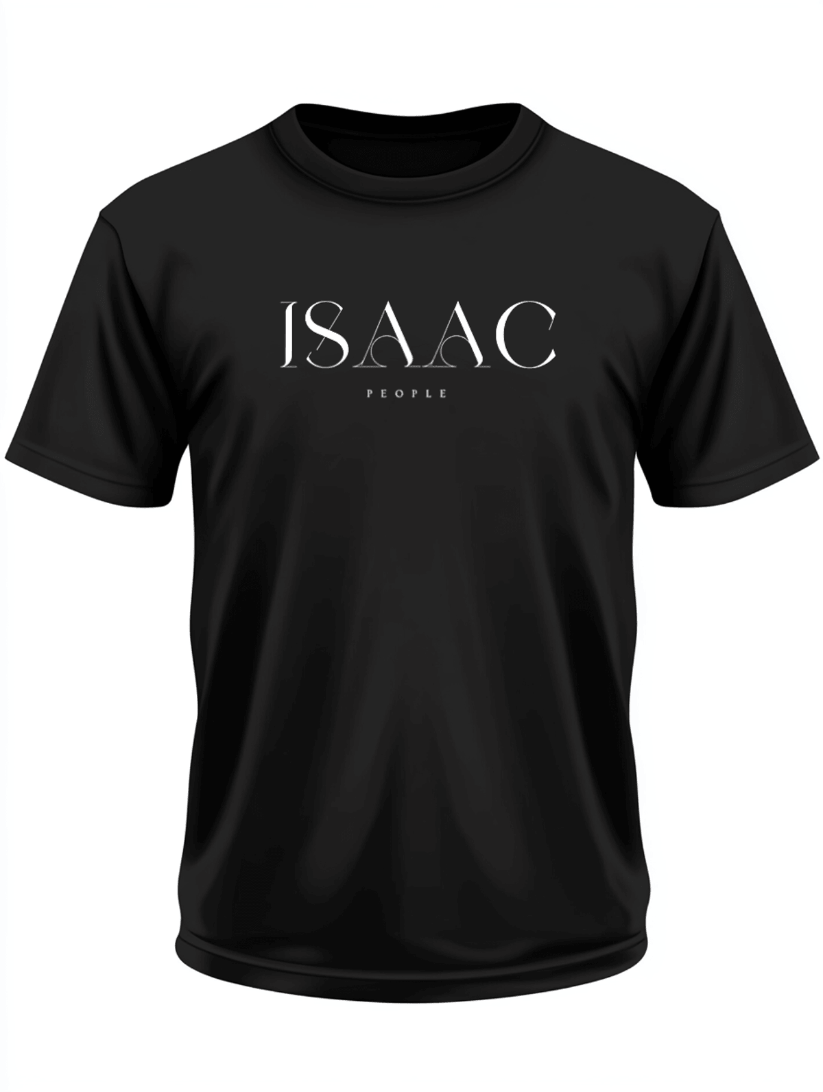 ISAAC Personalized T-Shirt - Black & Green Design