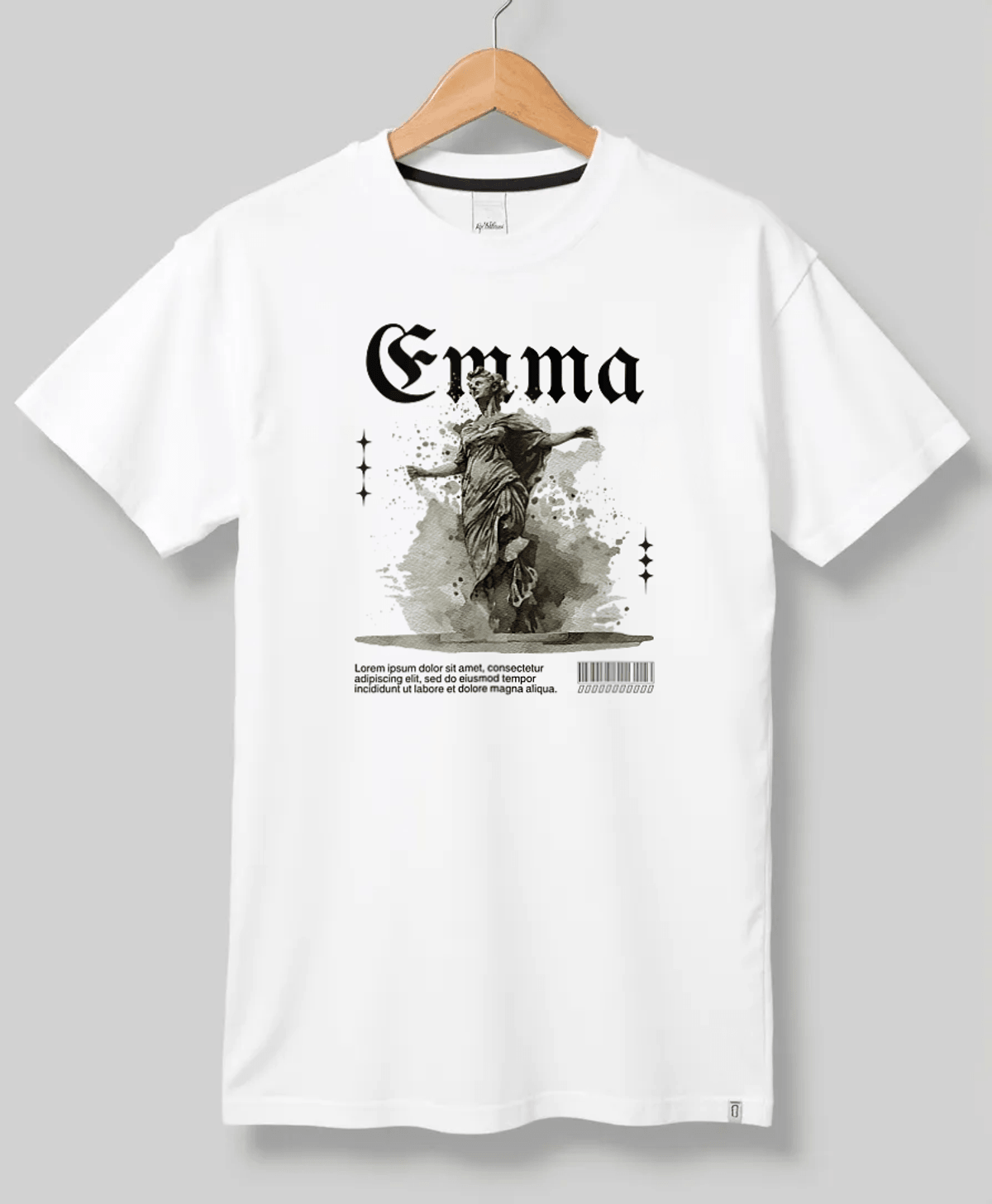 EMMA's Personalized Gothic Tee | High-Quality, Unique Design