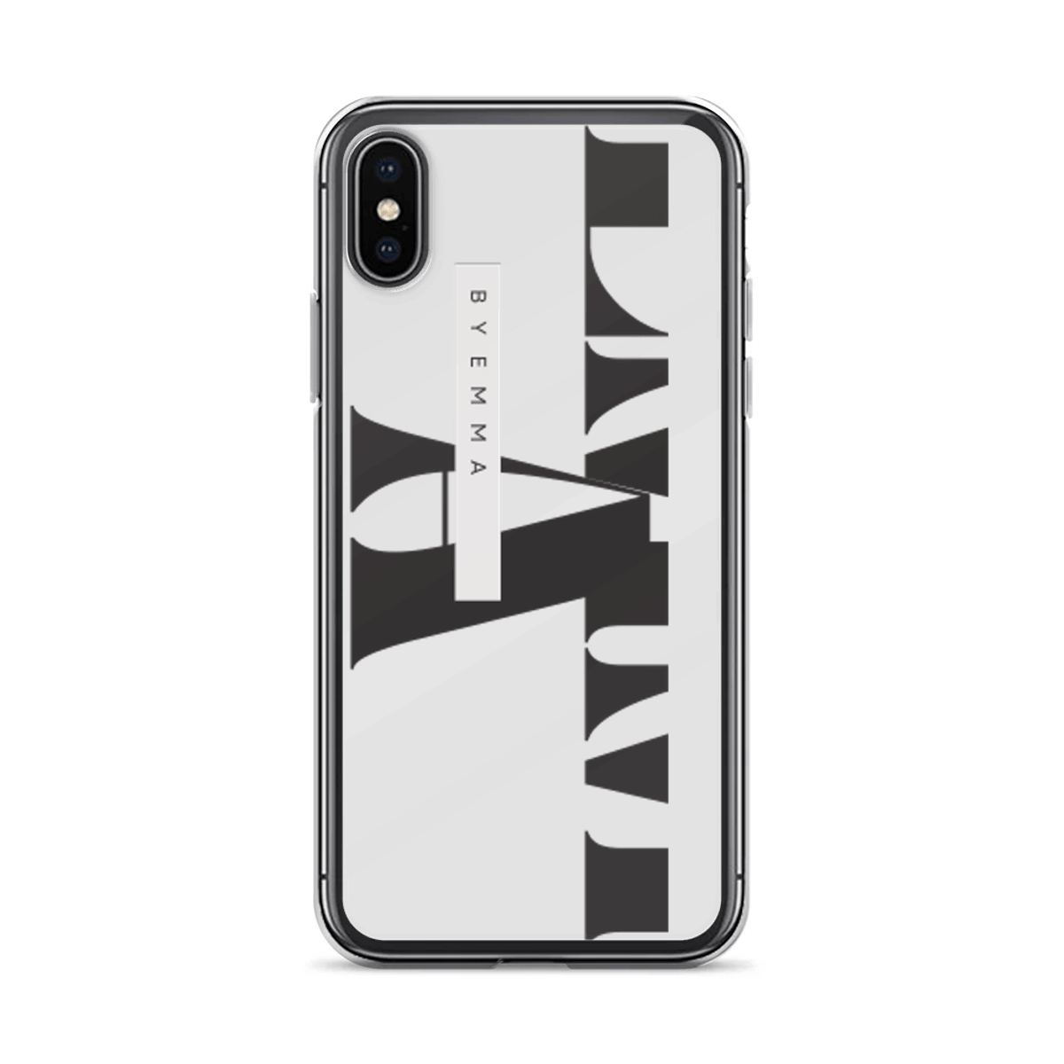 Unique EMMA Phone Case With Stylish Monochrome Tones