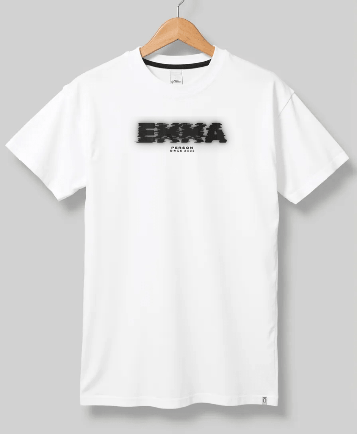 Unique EMMA Glitch-Style T-Shirt - Personalized Comfort & Style