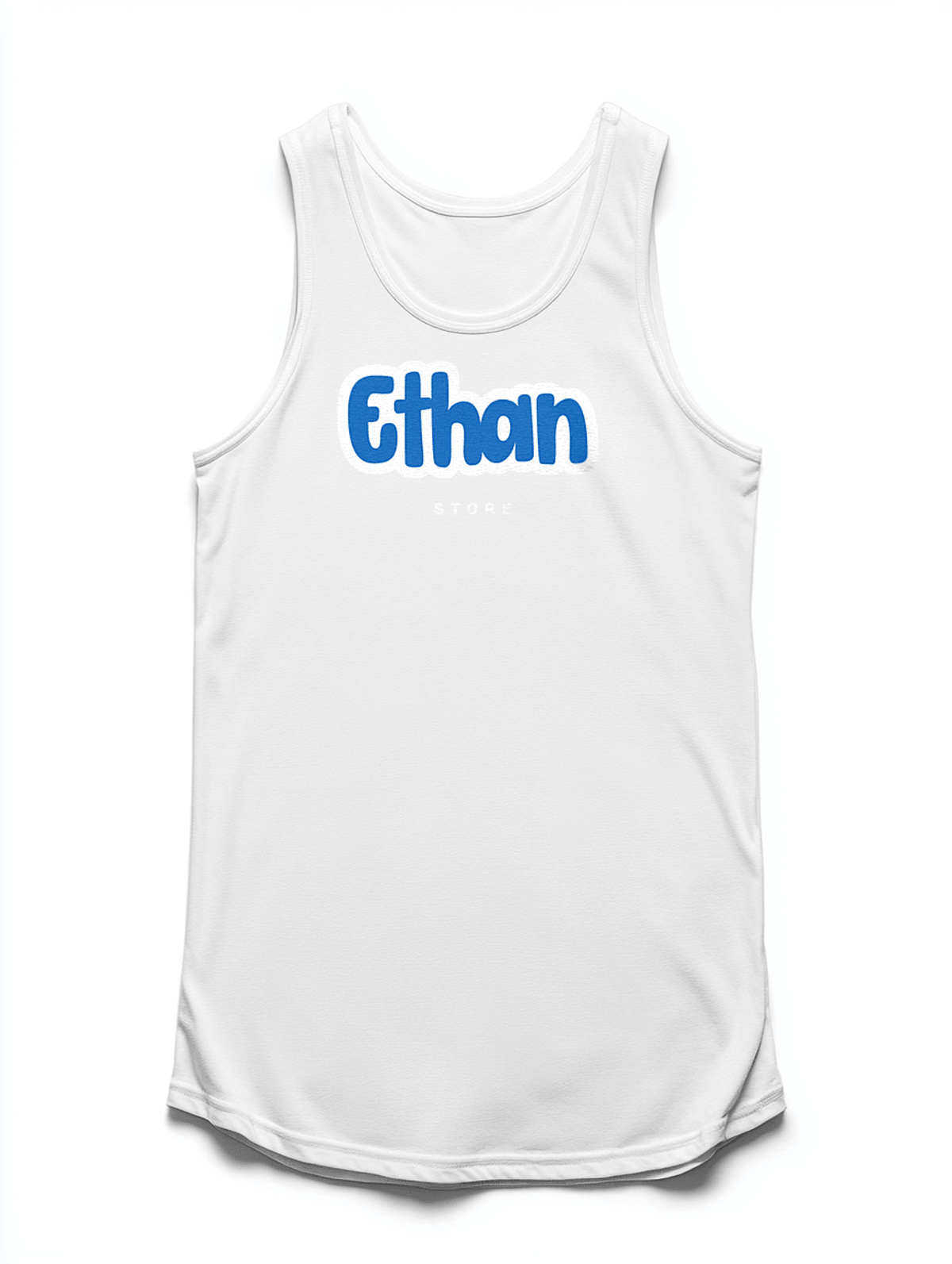 ETHAN Personalized Tank Top in Bold Blue