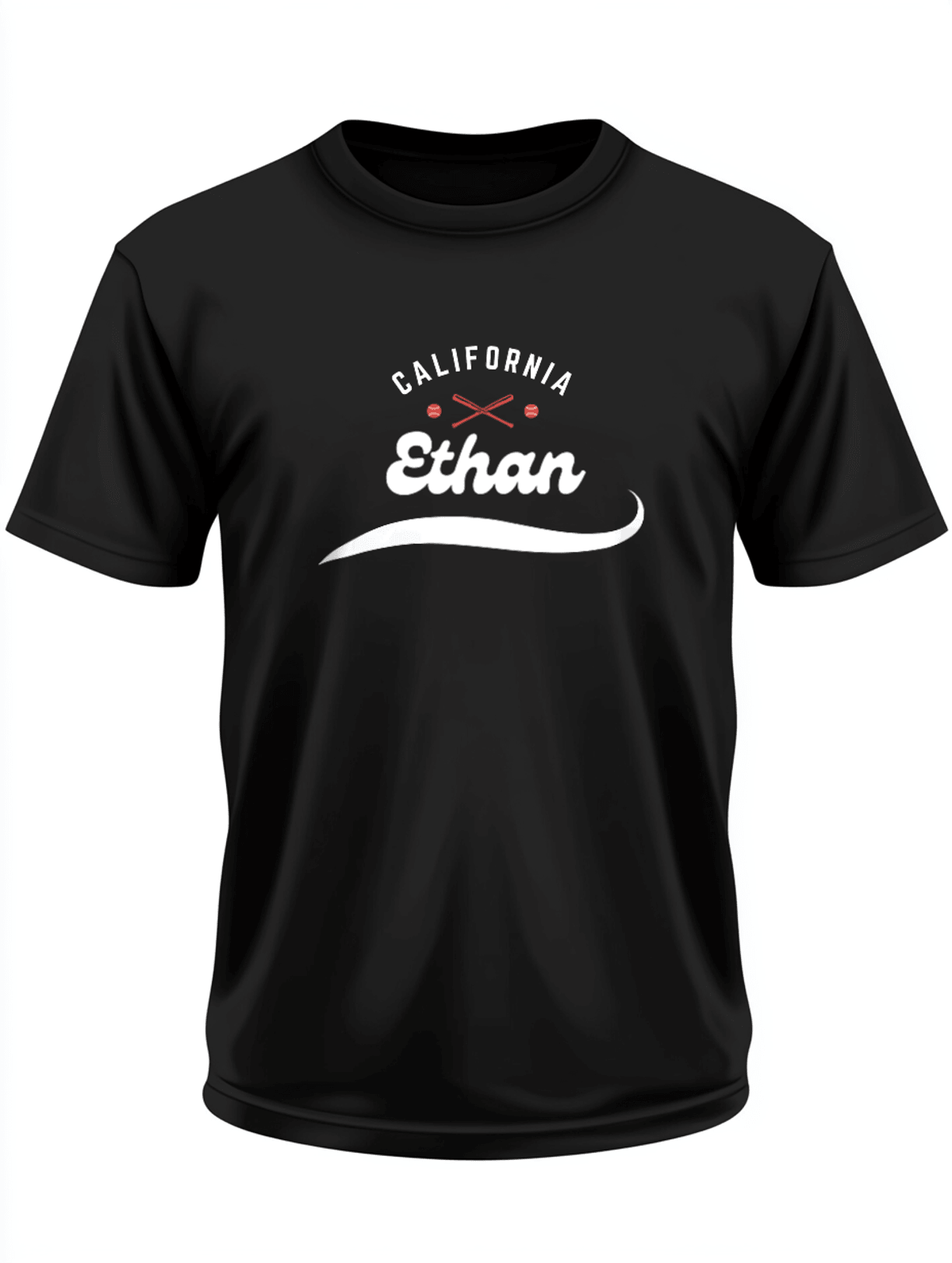 ETHAN Personalized California-themed T-Shirt