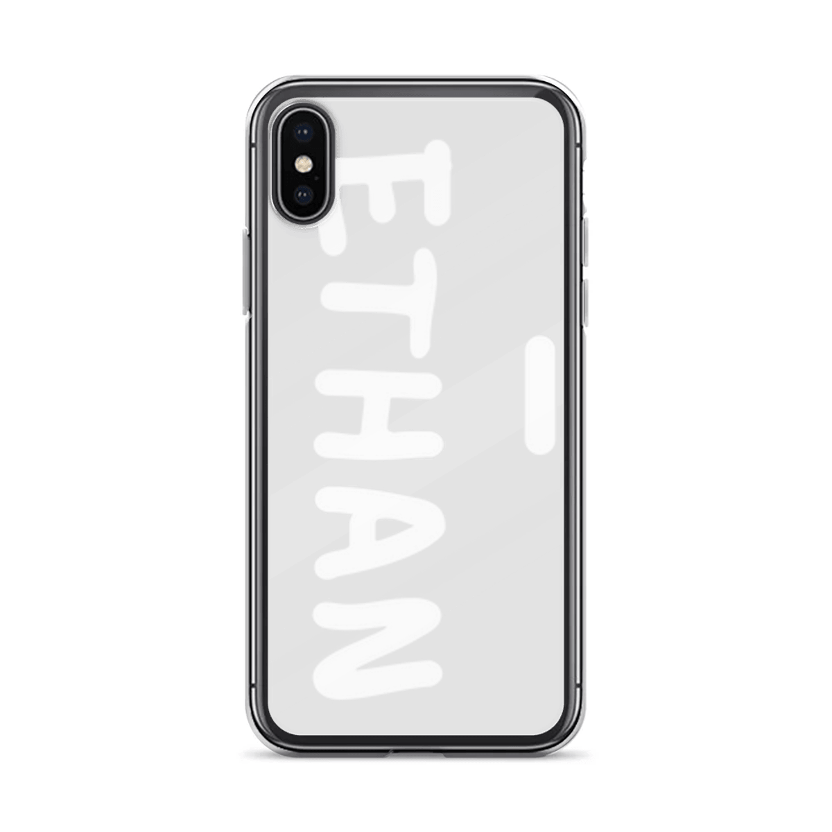 ETHAN's Vibrant Black & White Phone Case