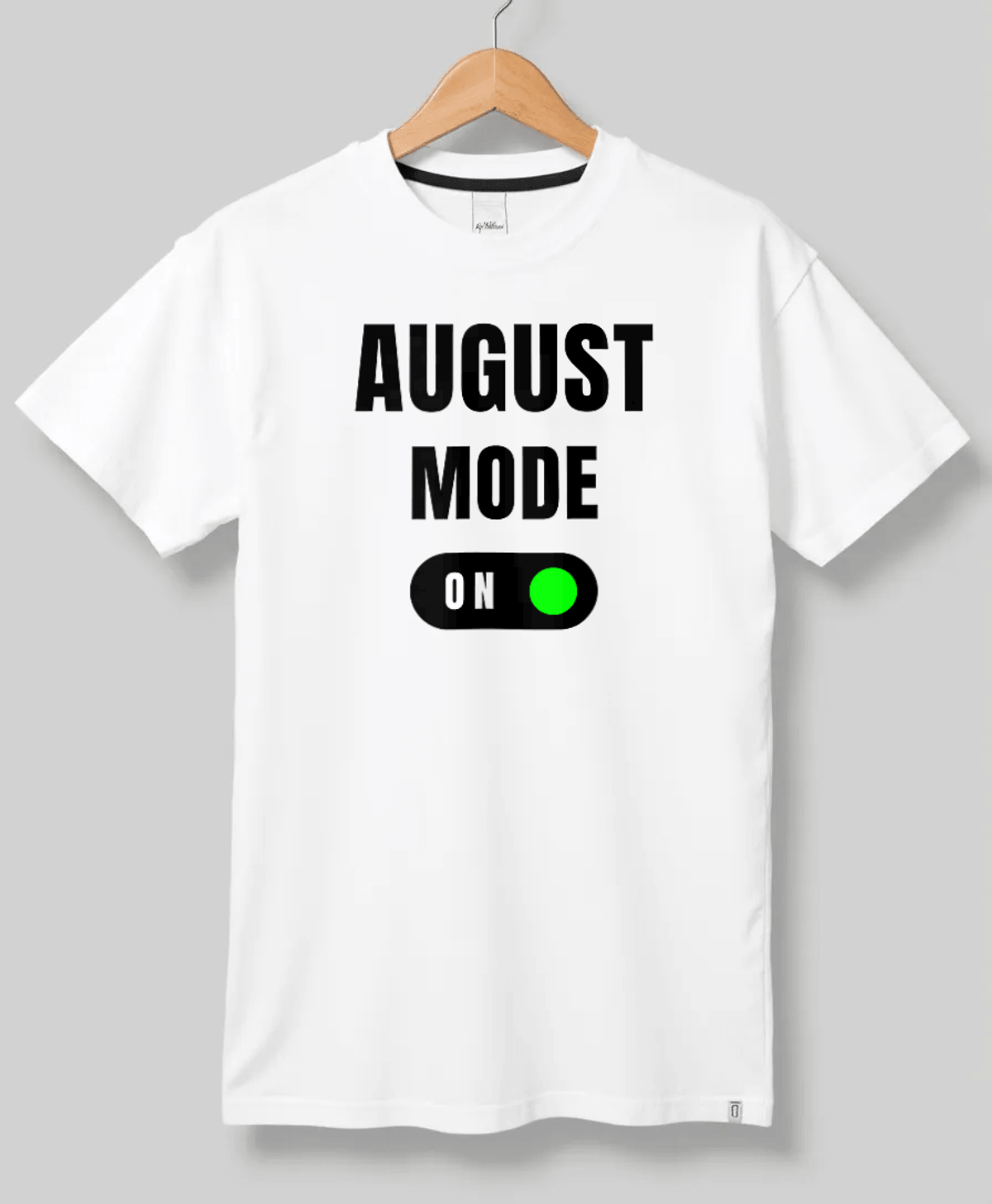 AUGUST's 'Mode On' Personalized T-shirt