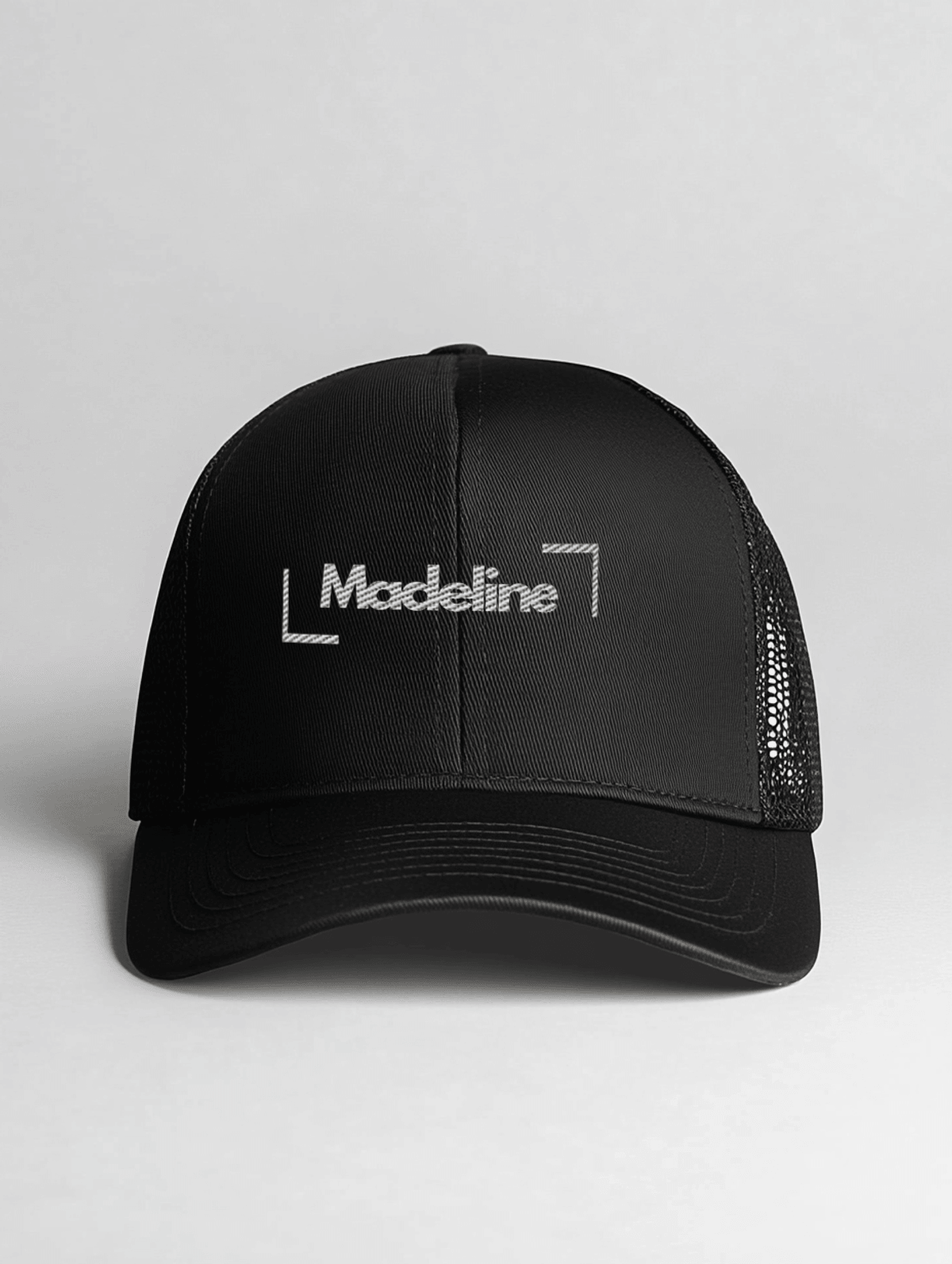 MADELINE Personalized Black Baseball Cap