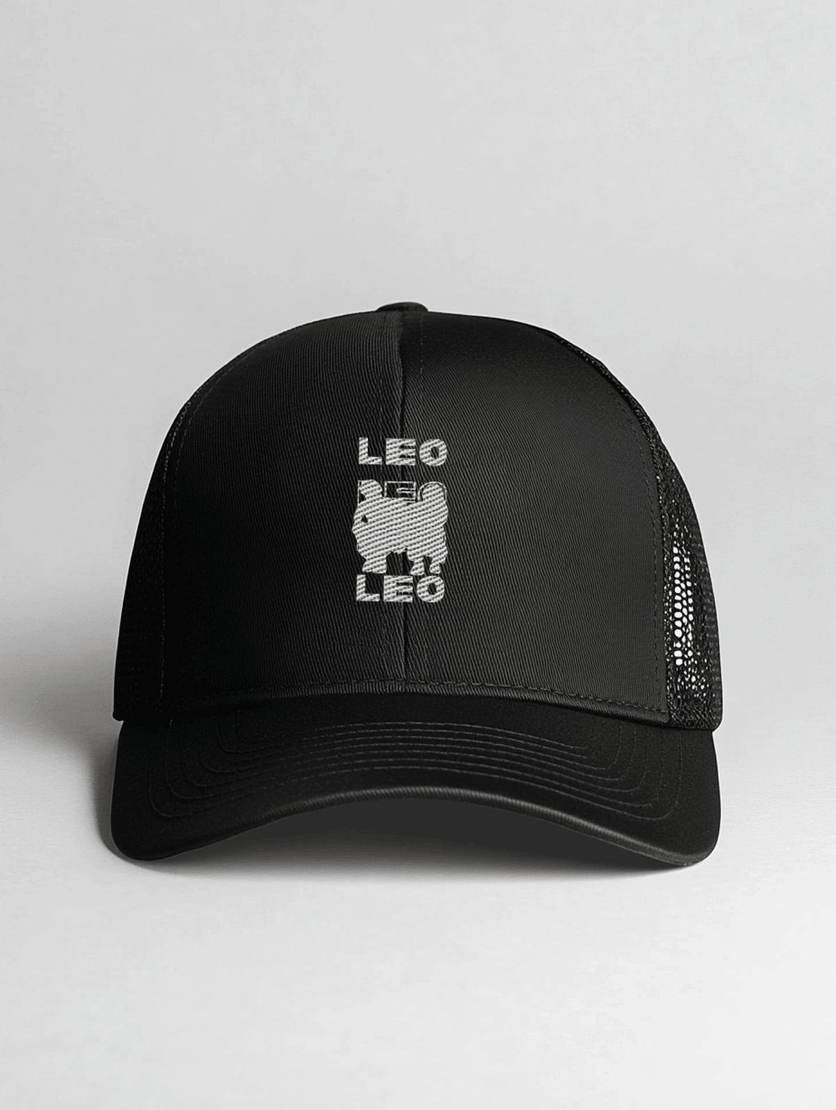 Stylish LEO Cap with Unique Animated Figures Design