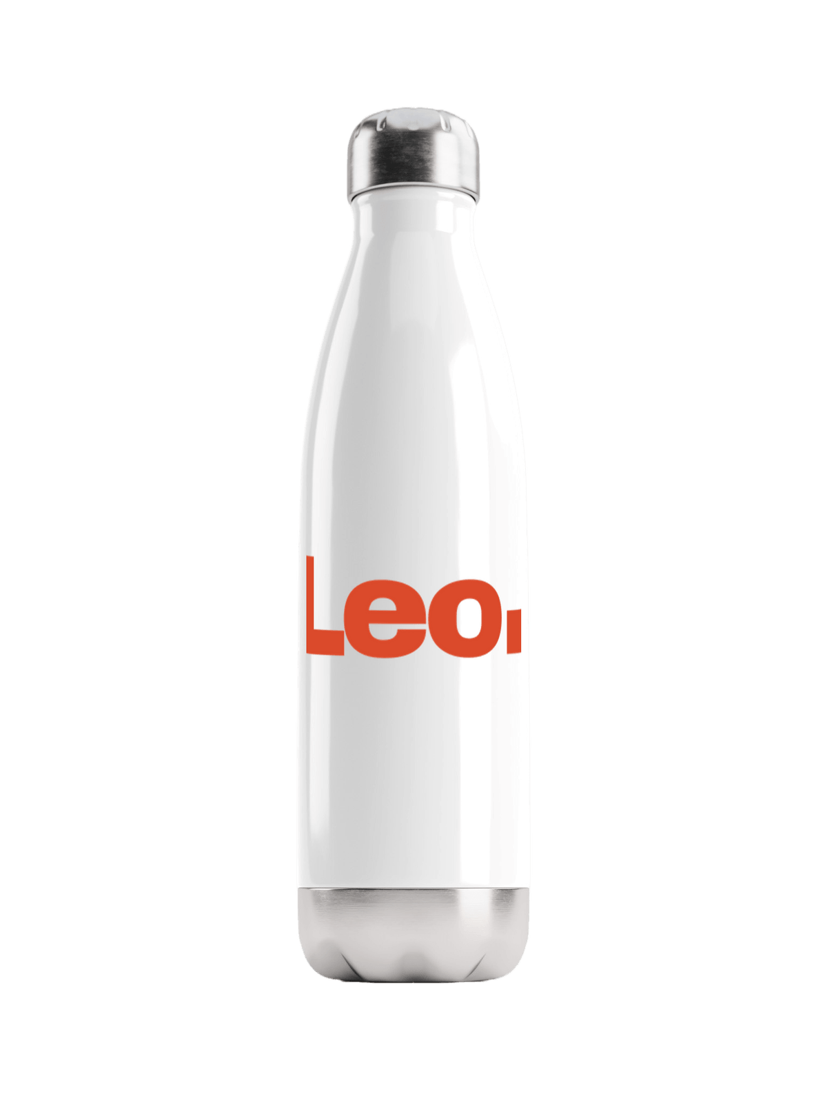 LEO's Personalized Stylish Water Bottle - Sleek, Modern Design
