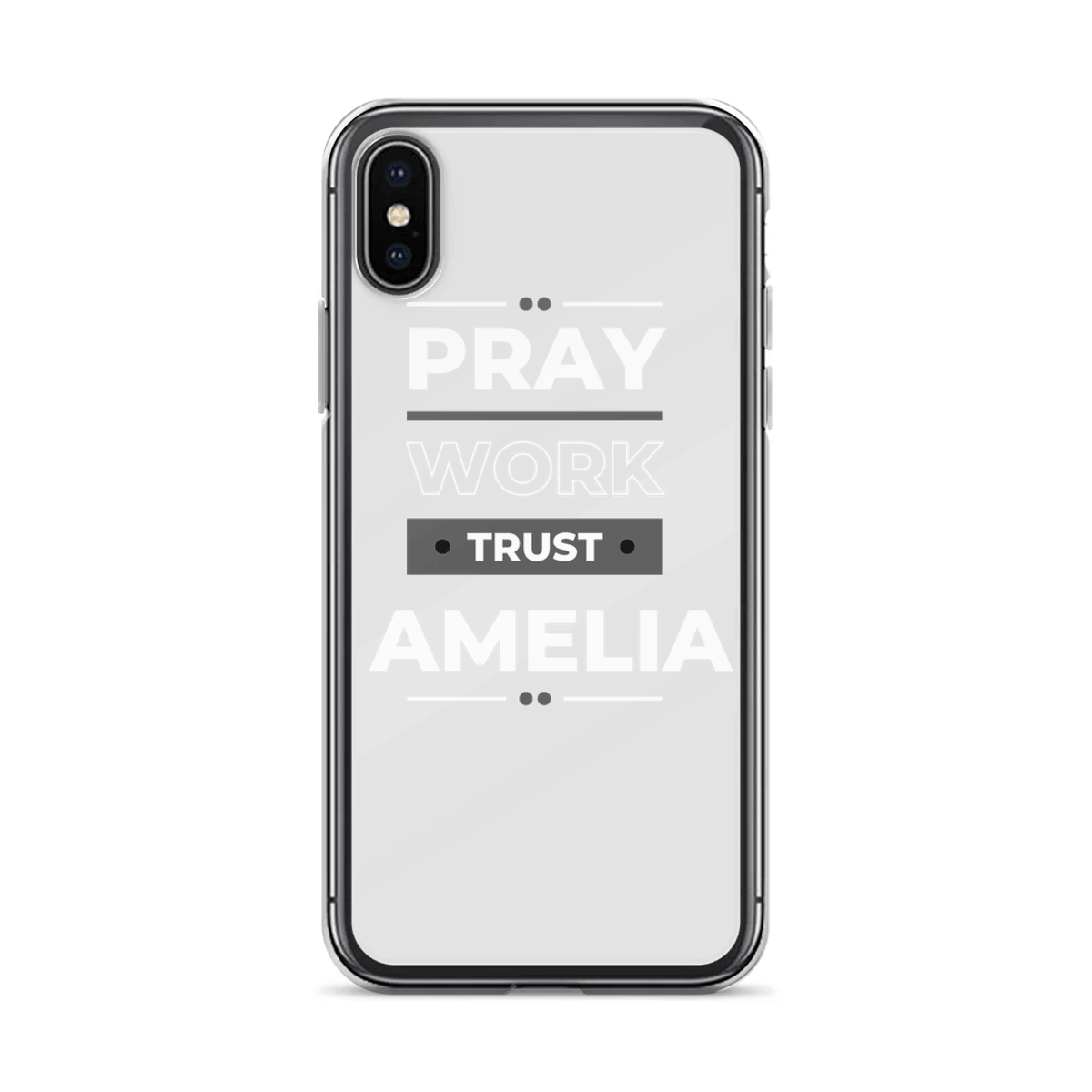 AMELIA Personalized Case - Pray Work Trust Design