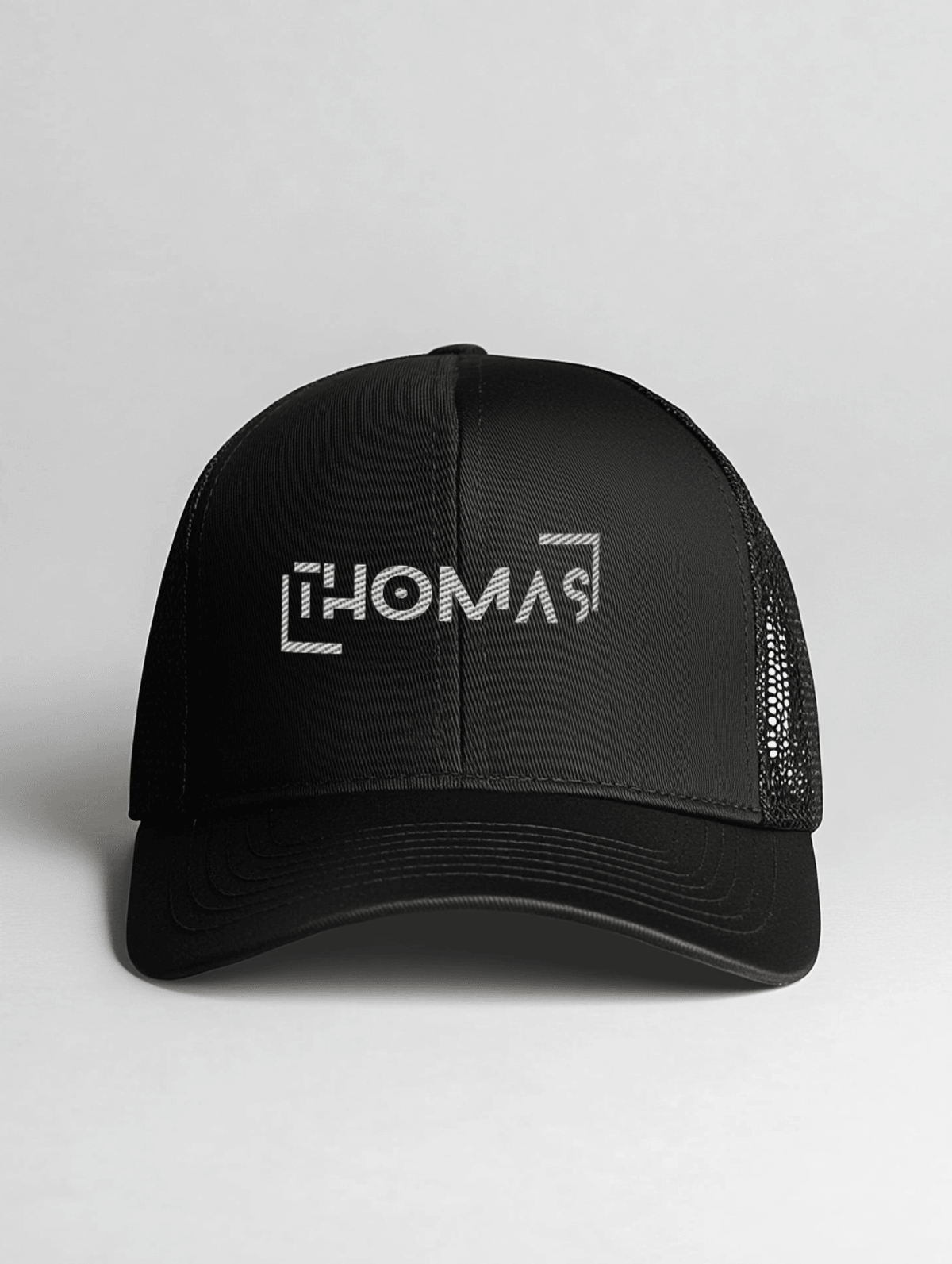 THOMAS Personalized Cap - Sleek Black Design
