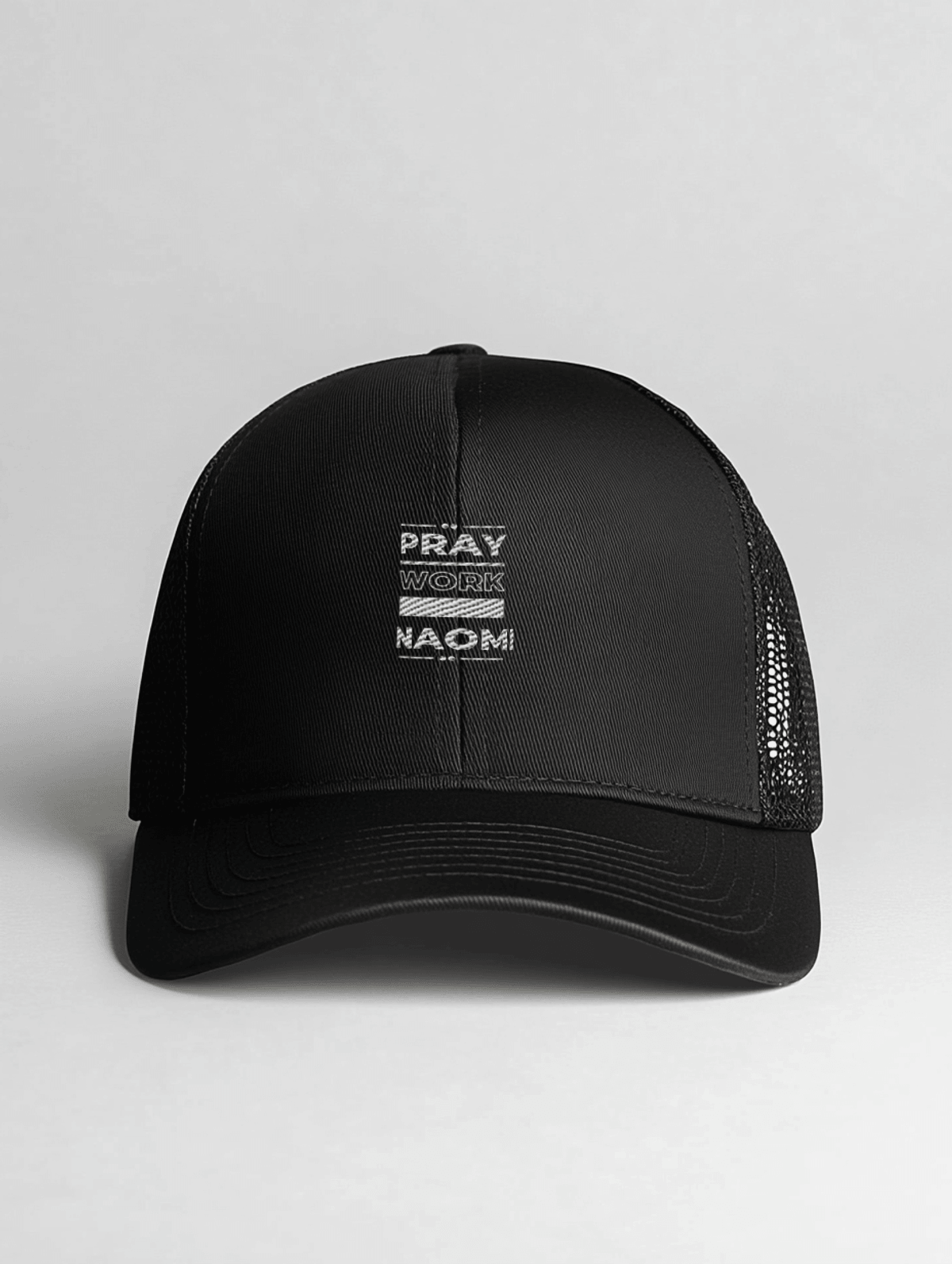 NAOMI's Trucker Hat - Pray, Work, Trust