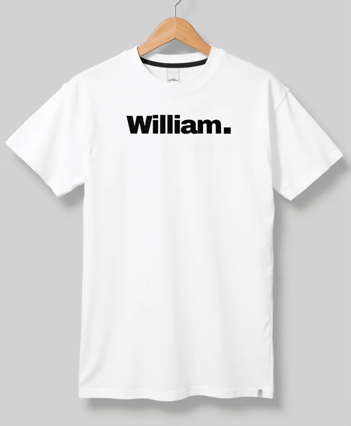 WILLIAM Personalized T-Shirt - Bold Minimalist Design