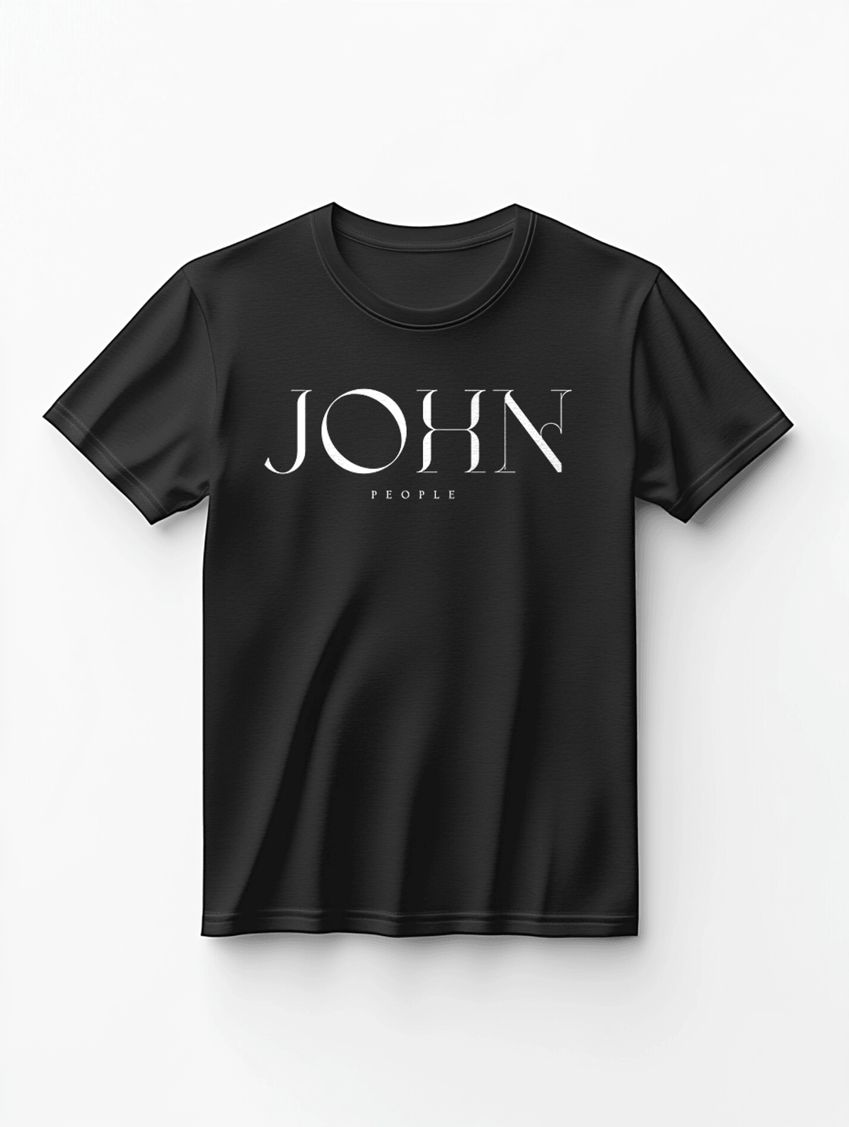Personalized "JOHN PEOPLE" T-Shirt with Custom JOHN - Modern & Unique
