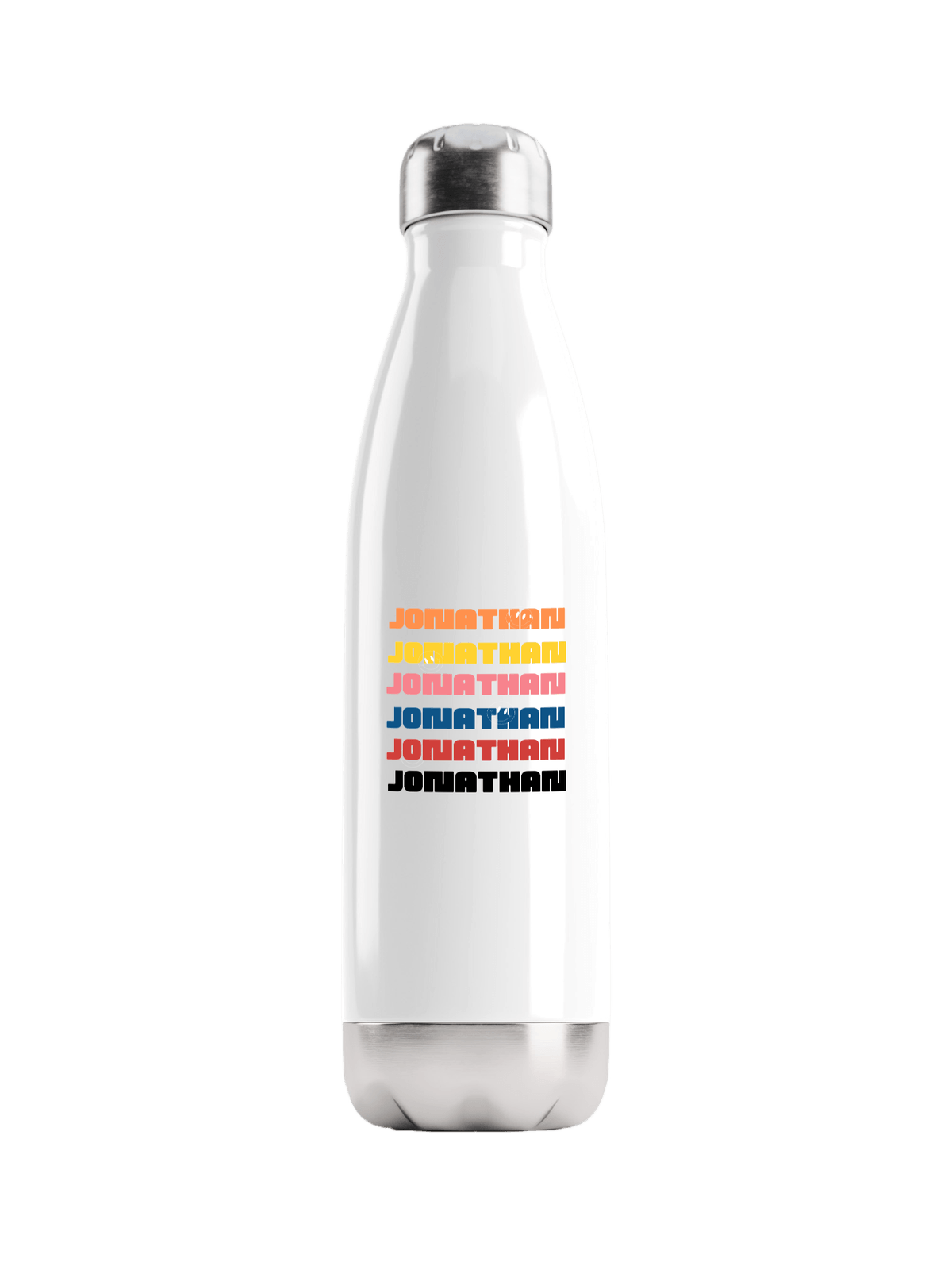 JONATHAN's Personalized Water Bottle - Bold Design