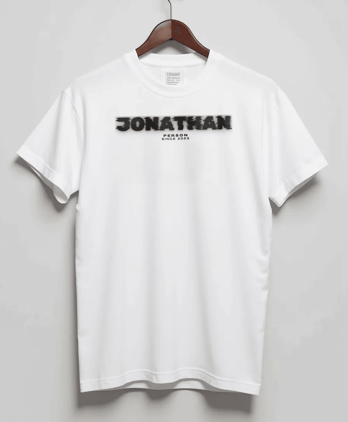 JONATHAN Glitch Effect T-Shirt - Since 2023