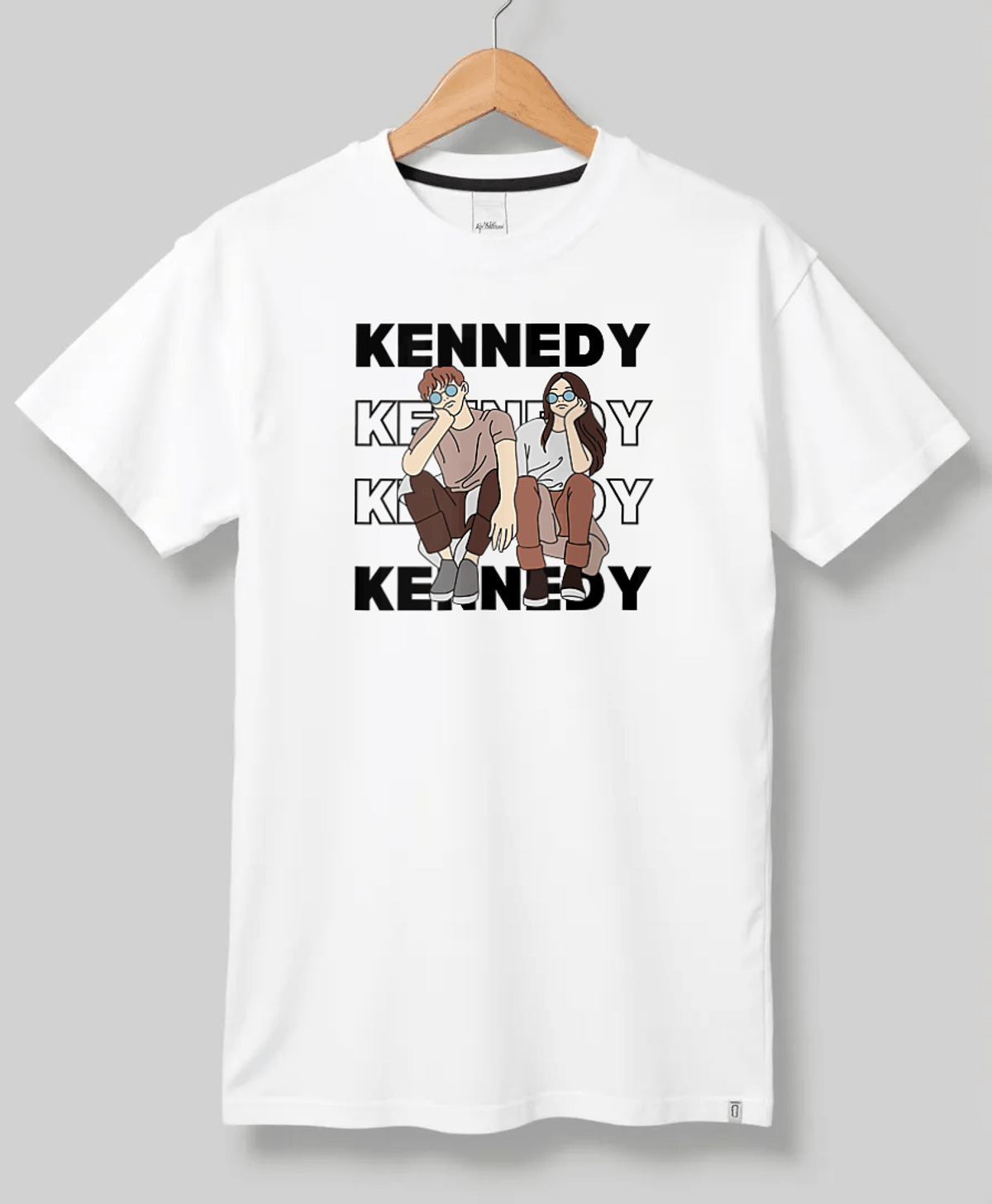 KENNEDY Personalized T-Shirt - Trendy Illustration
