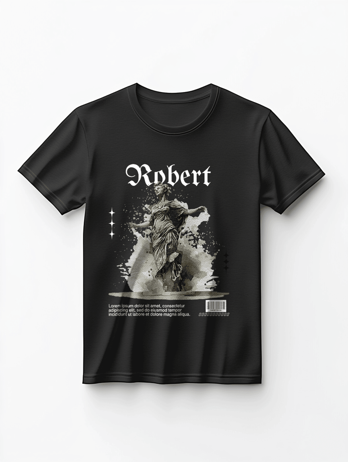 Personalized ROBERT T-Shirt with Artistic Design