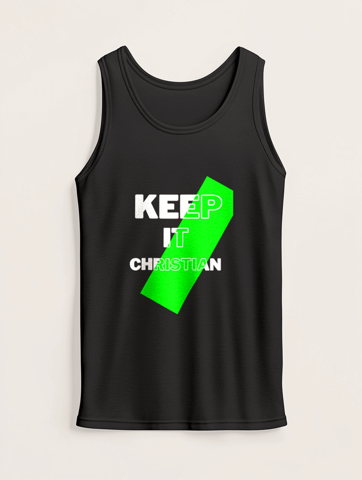 CHRISTIAN Personalized Tank Top - Bold Design