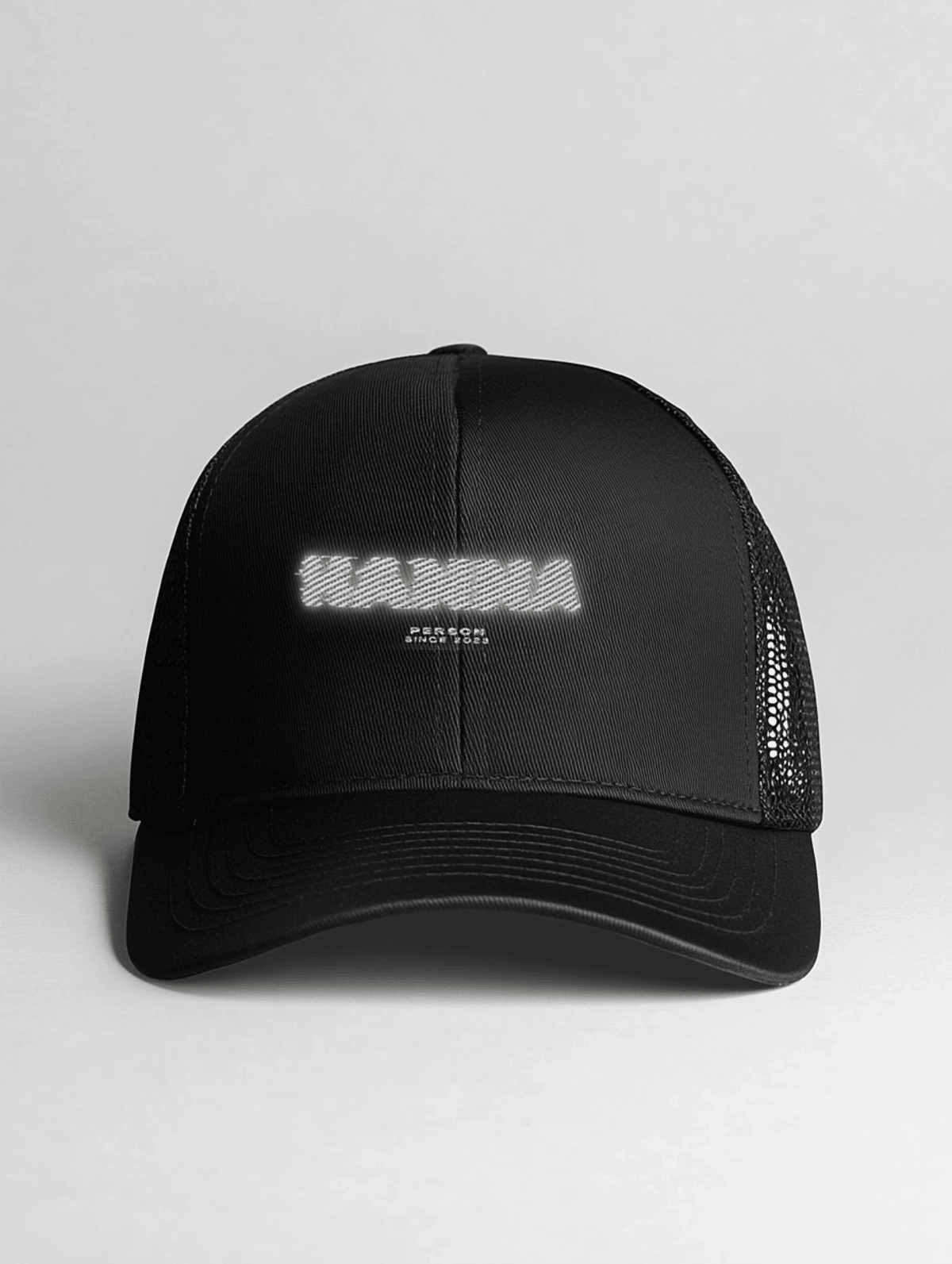 HANNAH's Personalized Trucker Cap - Glitch Design