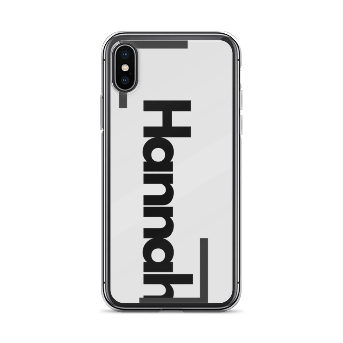HANNAH Personalized Phone Case - Bold Green Accents
