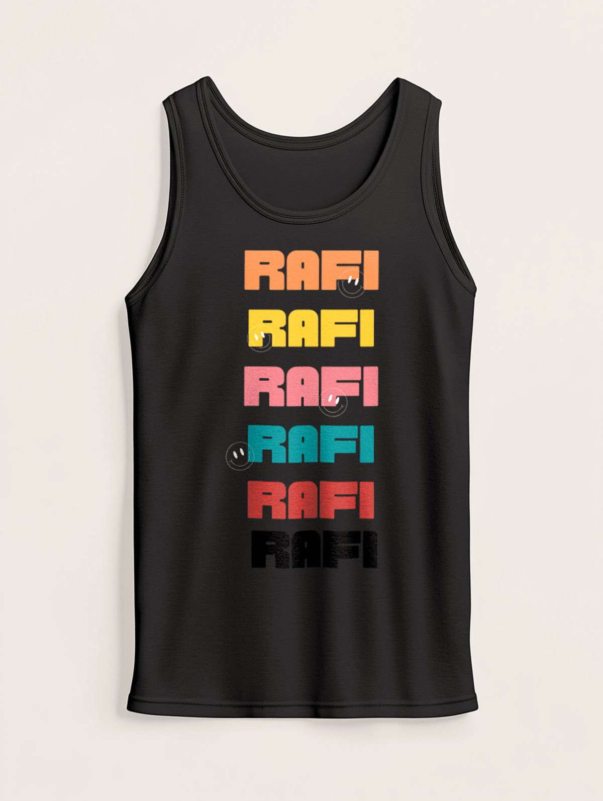 Vibrant Ombre RAFI Tank Top - Customized Casual Fashion