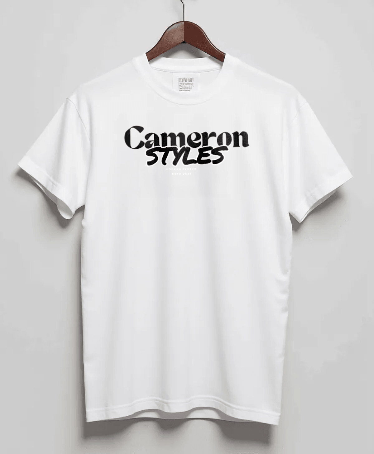 CAMERON's Personalized T-Shirt - Modern Design