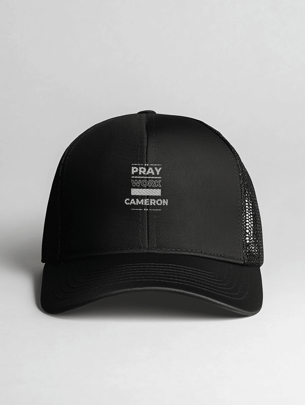 CAMERON's PRAY, WORK, TRUST Personalized Cap