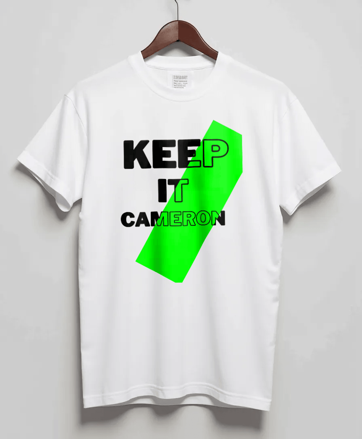 CAMERON Personalized T-Shirt - Bold Design