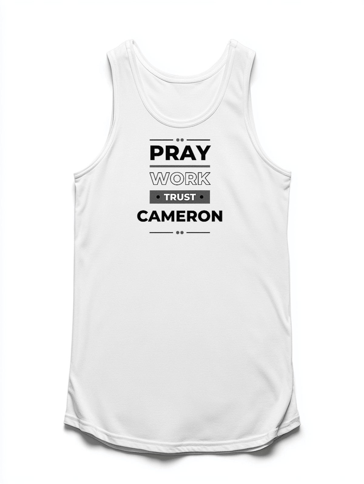 CAMERON's Personalized Motivational Tank Top