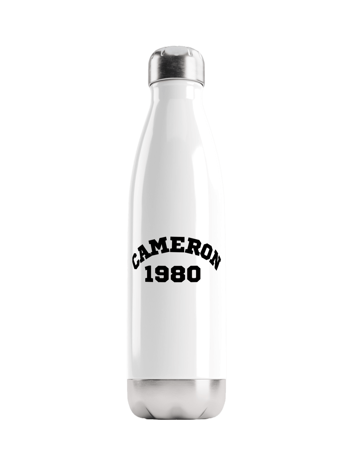 CAMERON Personalized Water Bottle - Sleek Design
