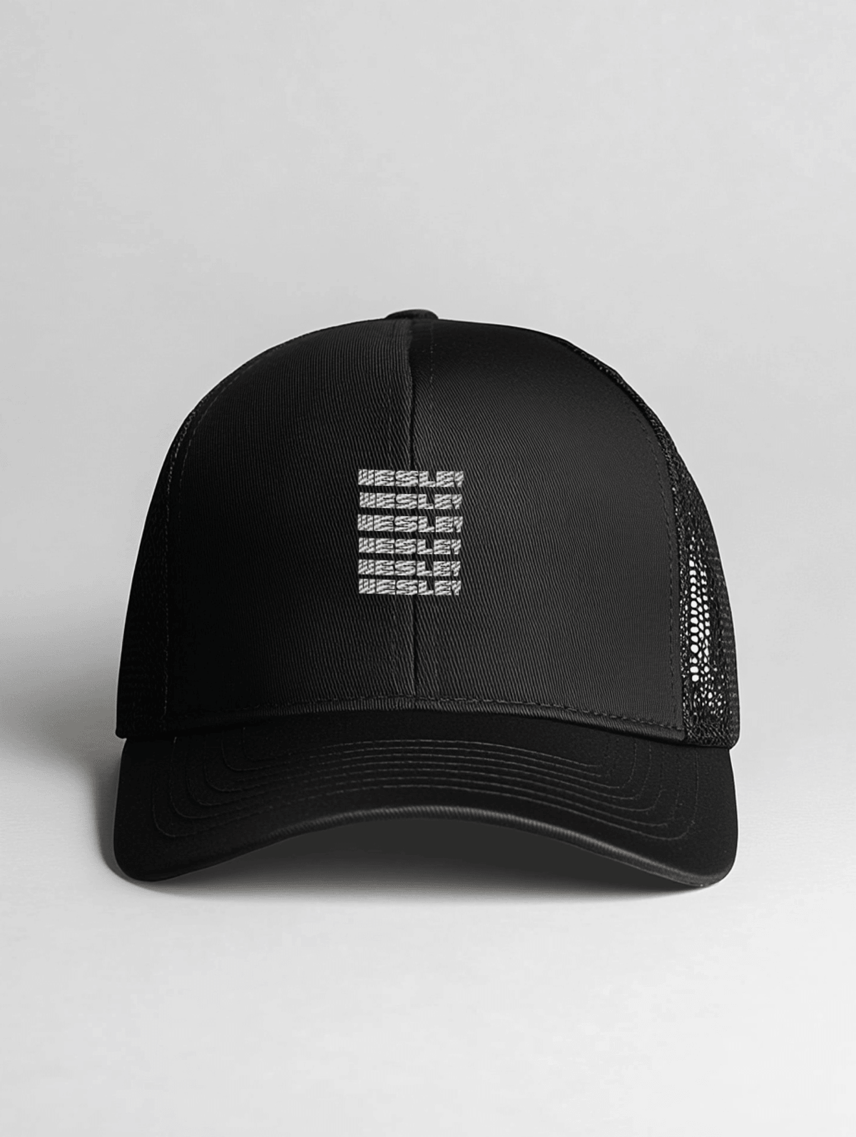 WESLEY's Personalized Trucker Hat - Vibrant Typography
