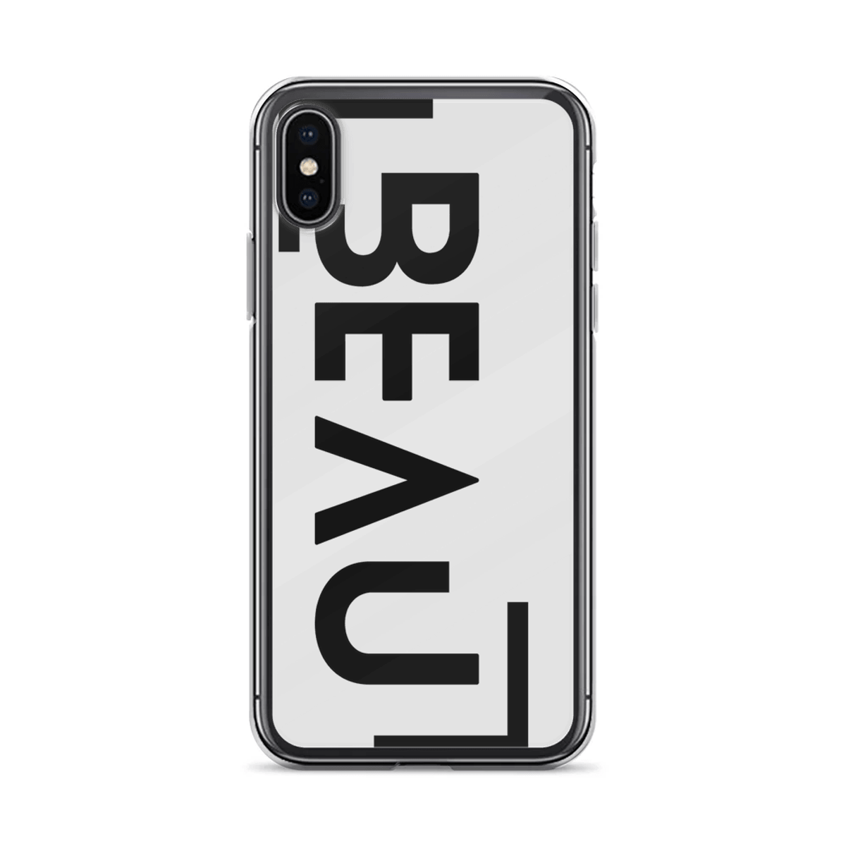 BEAU Phone Case with Modern Diagonal Stripe Design