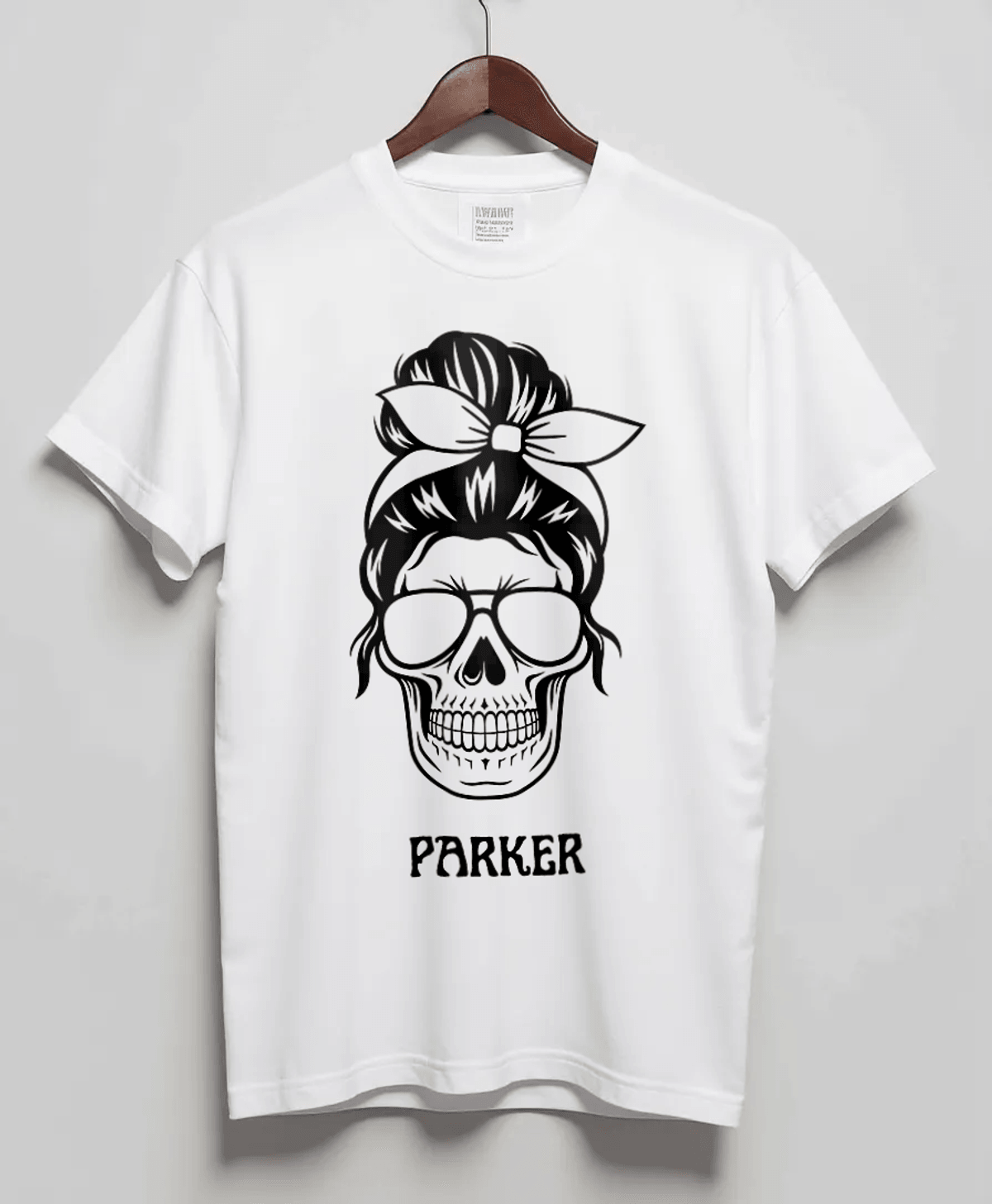 PARKER Personalized Skull Design Tee