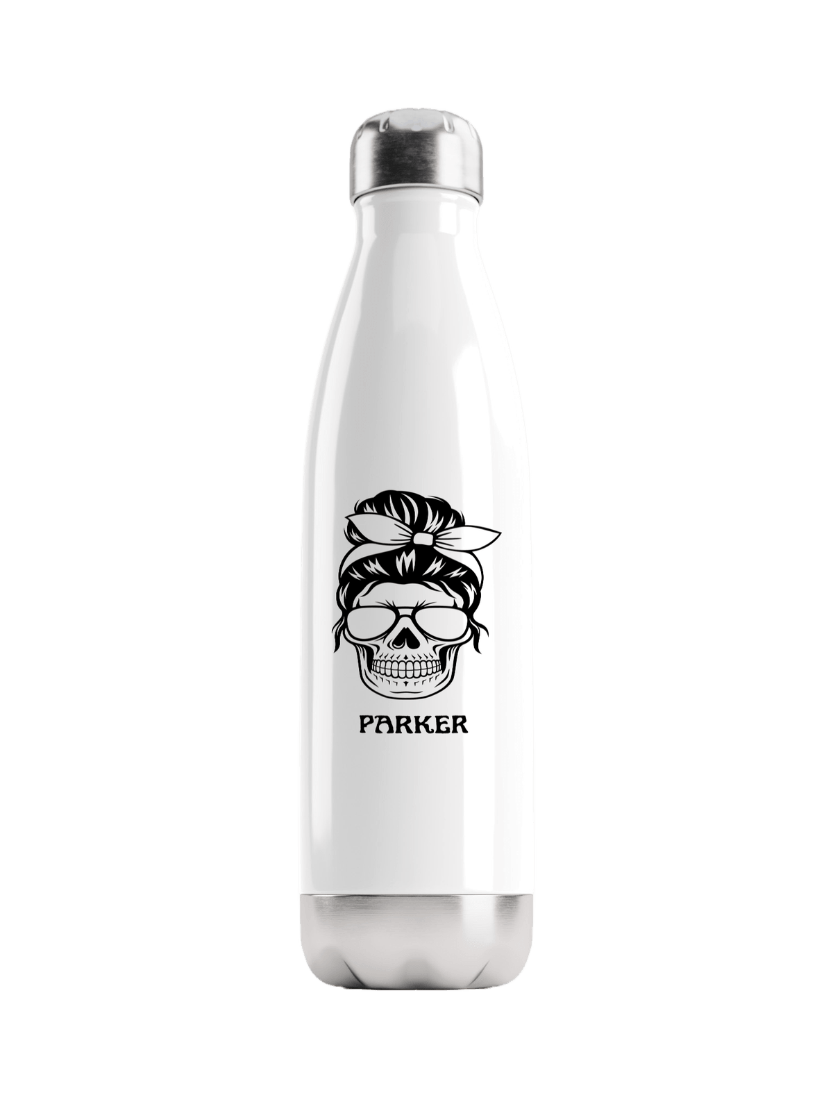 PARKER's Skull Water Bottle | Trendy & Personalized