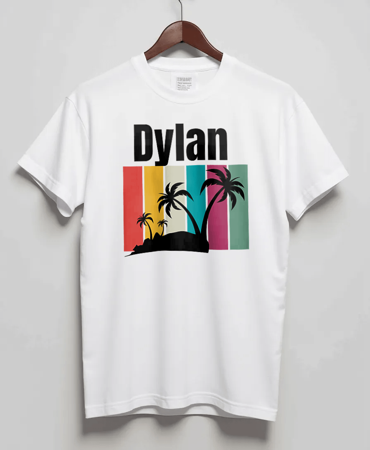 DYLAN's Tropical Stripe T-Shirt | Unique Design