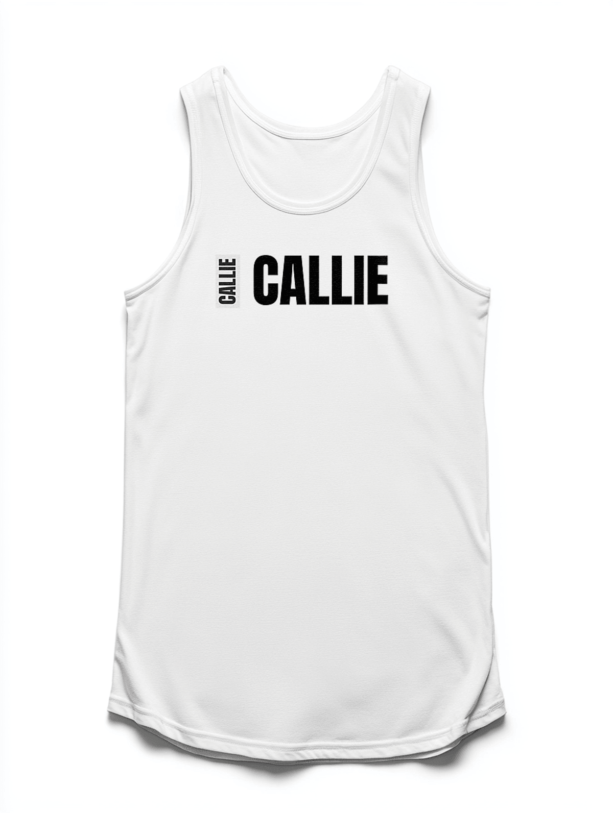 CALLIE Personalized Tank Top - Minimalist Design