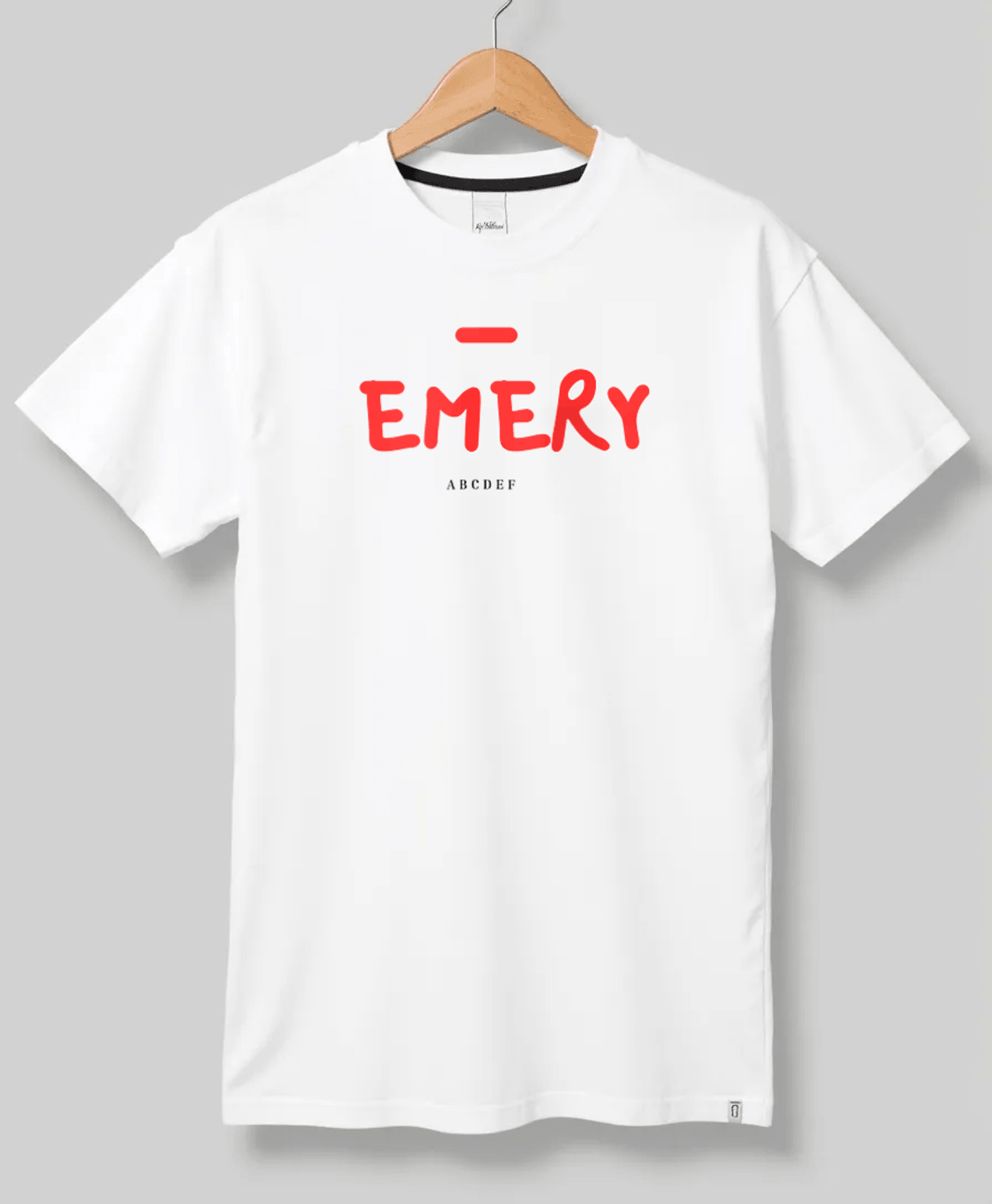EMERY's Personalized Minimalist T-Shirt