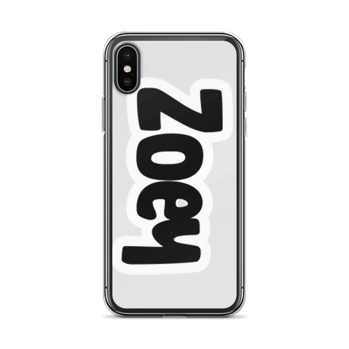 ZOEY Personalized Bold Black & White Phone Case