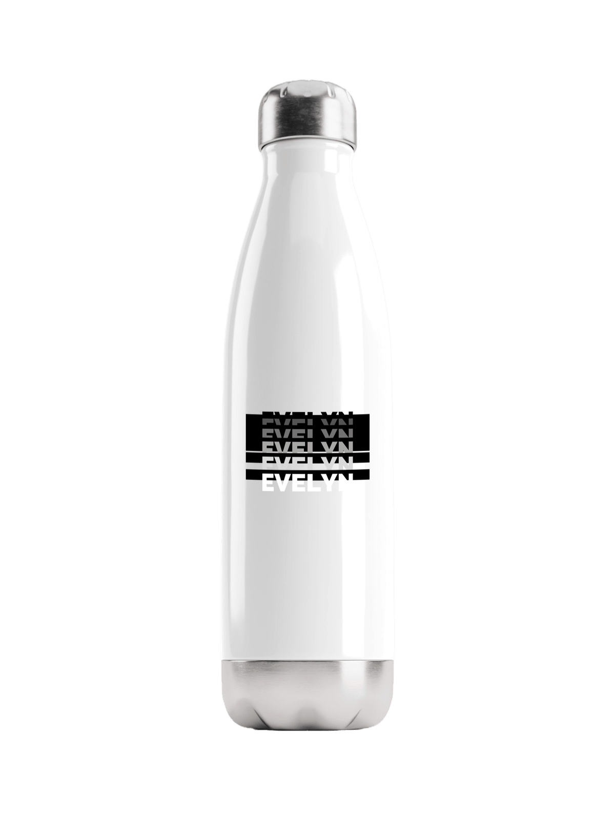 EVELYN Personalized Monochrome Water Bottle