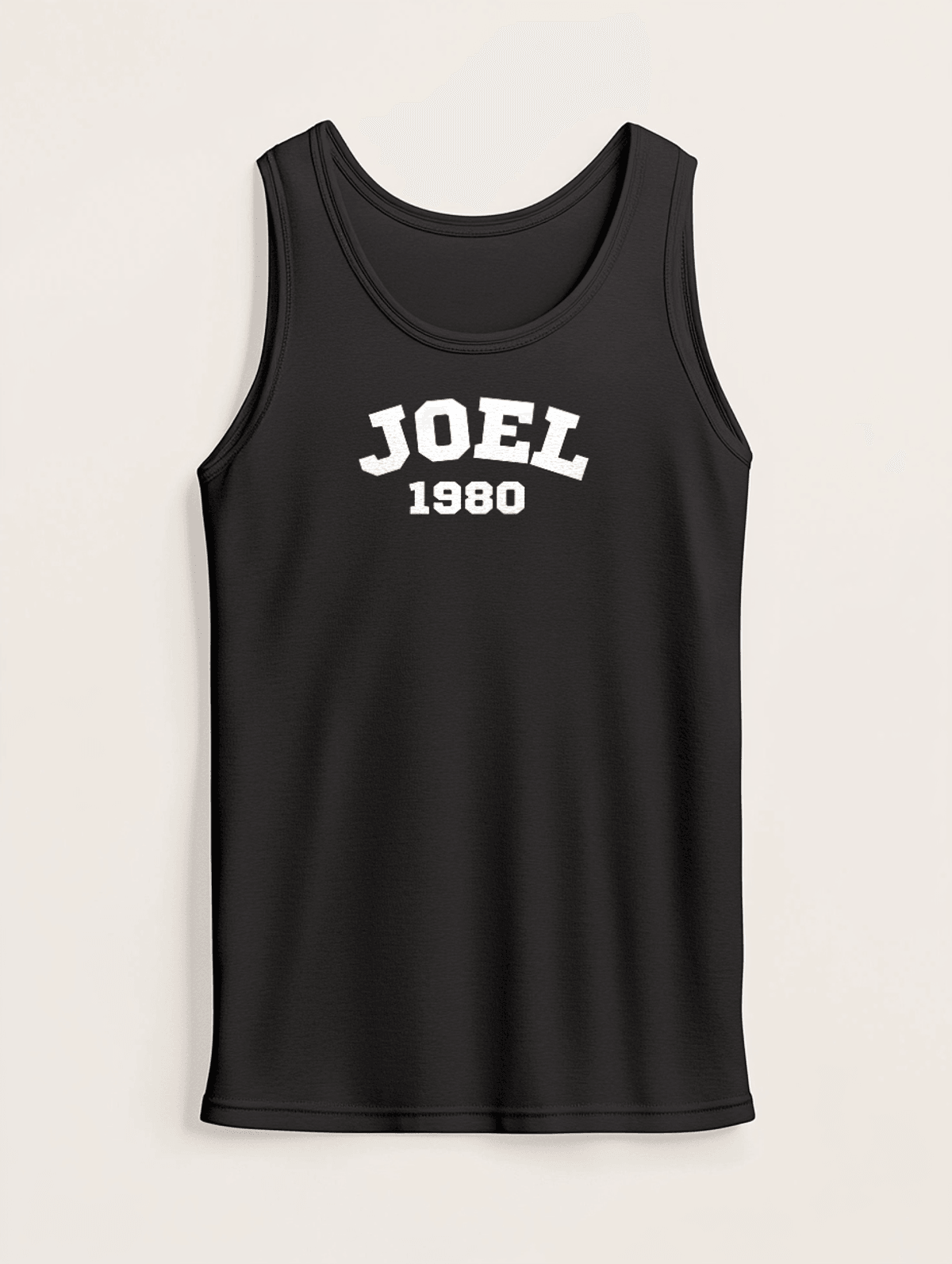 Personalized JOEL 1980 Vintage Sport Tank Top