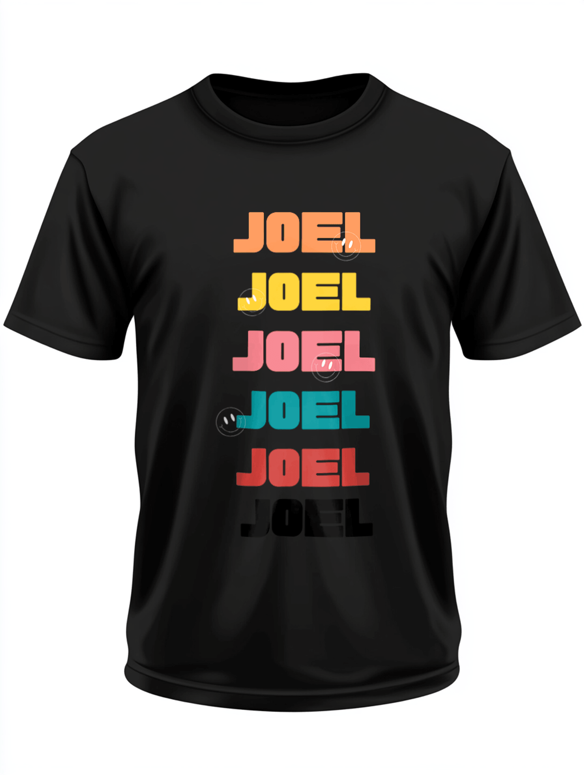 Personalized JOEL Retro Pop T-Shirt