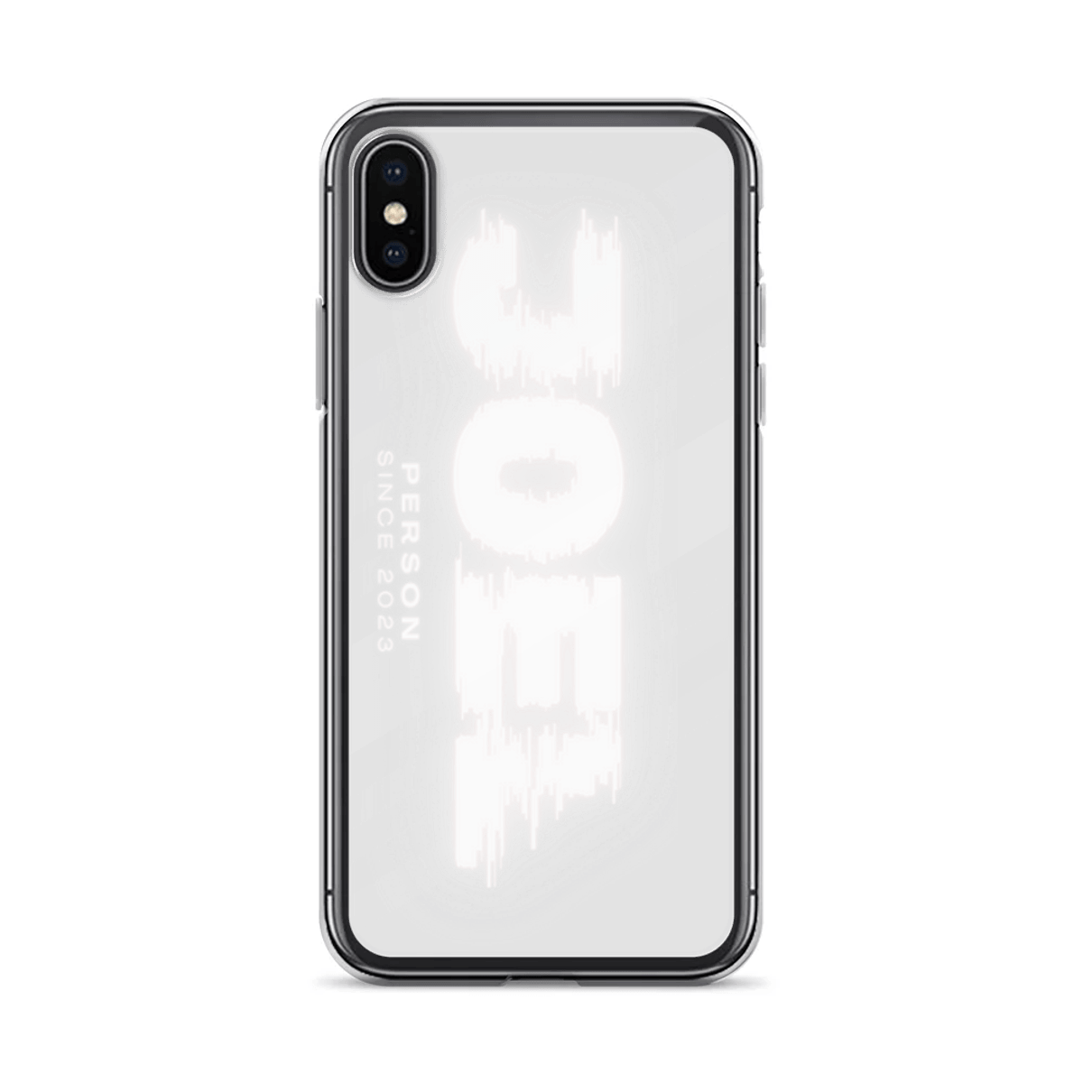 Personalized JOEL Neon Glitch Phone Case