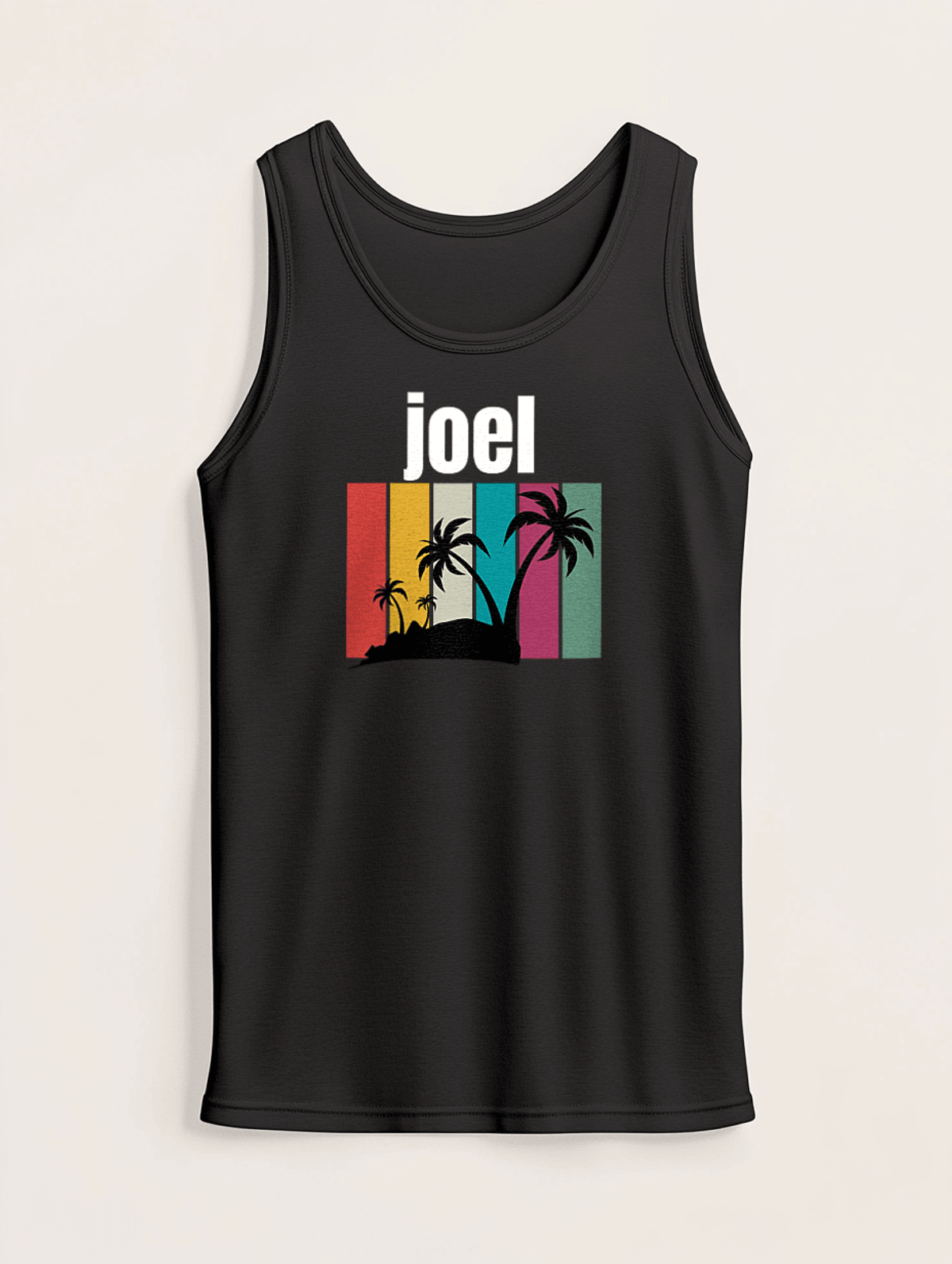 Personalized JOEL Beach Vibe Tank Top