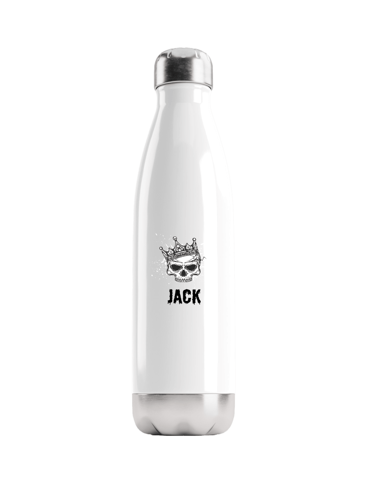 Personalized JACK Skull Water Bottle