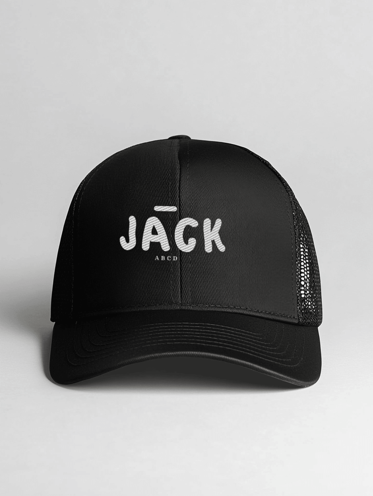 Personalized JACK Black Trucker Cap