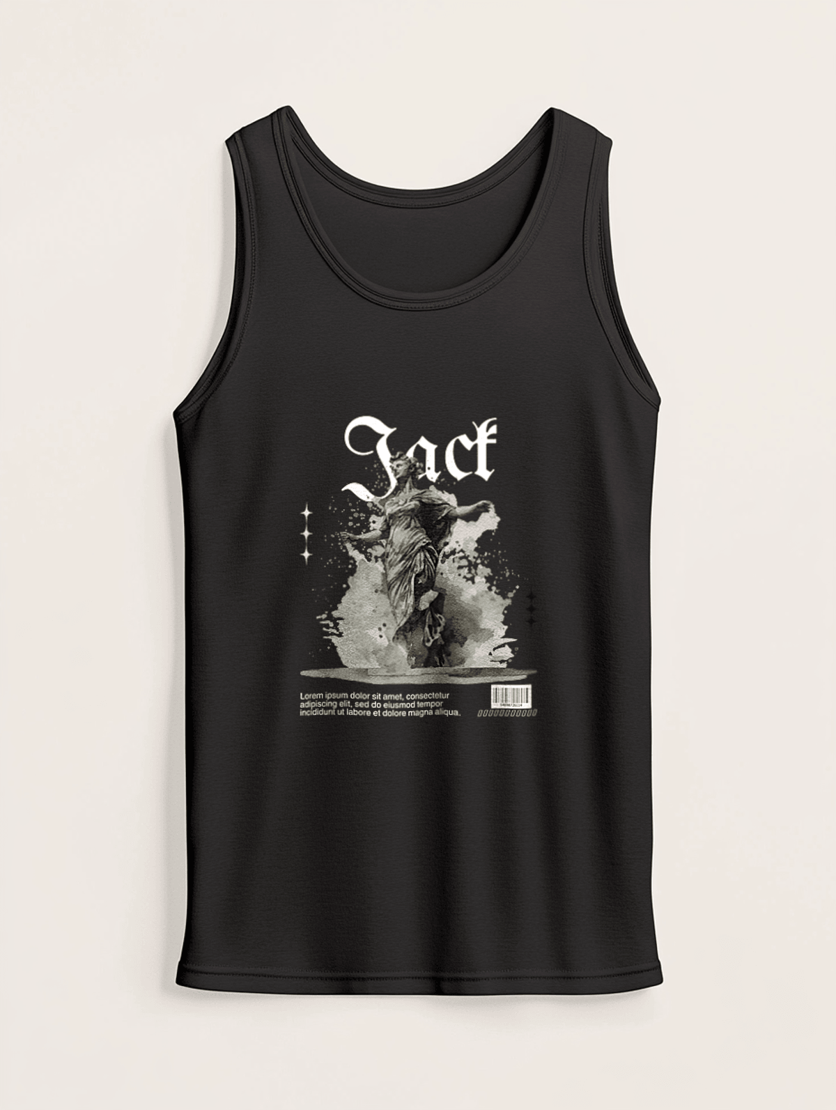 Personalized JACK Vintage Statue Tank Top