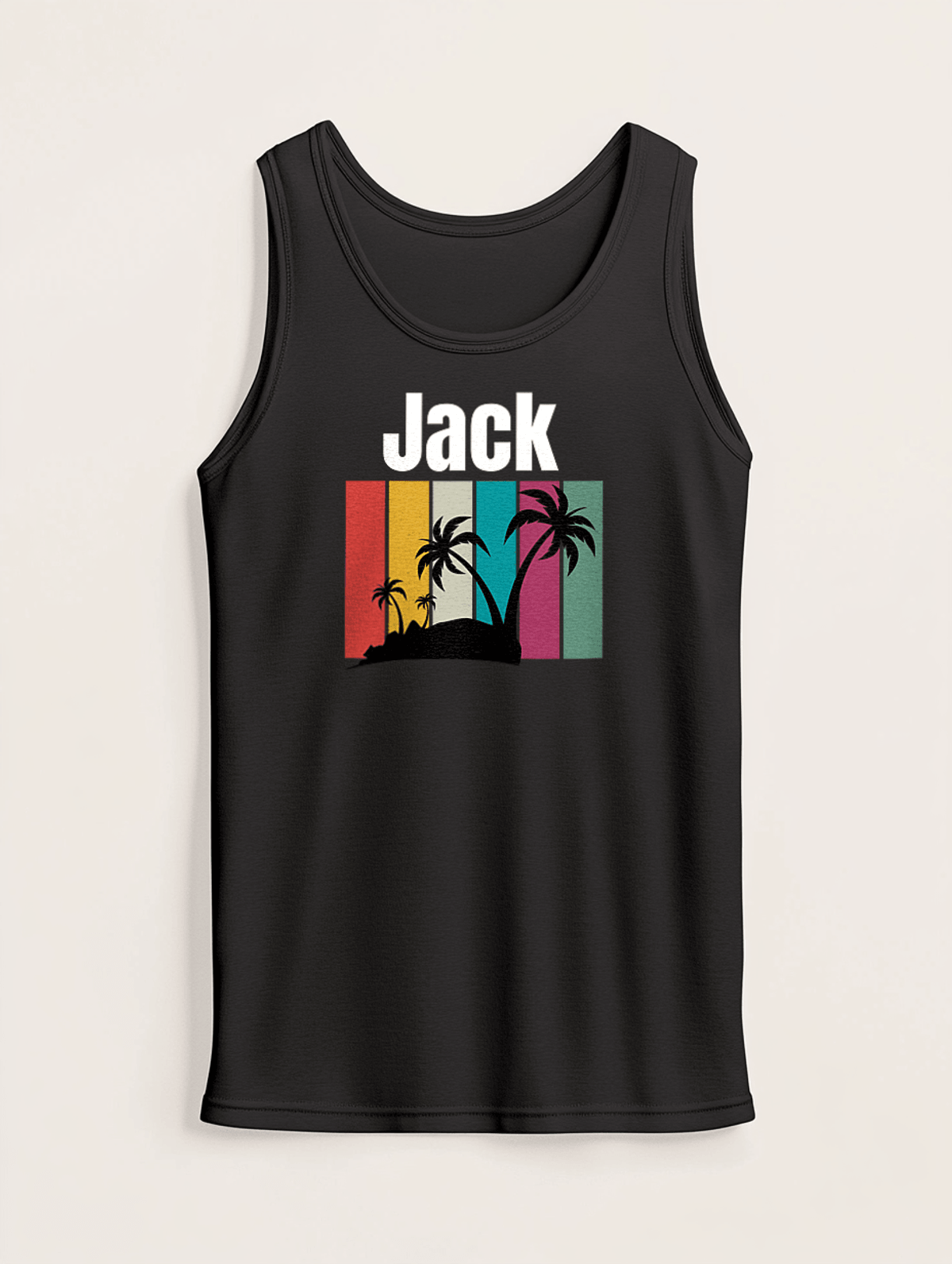Personalized JACK Beach Vibe Tank Top