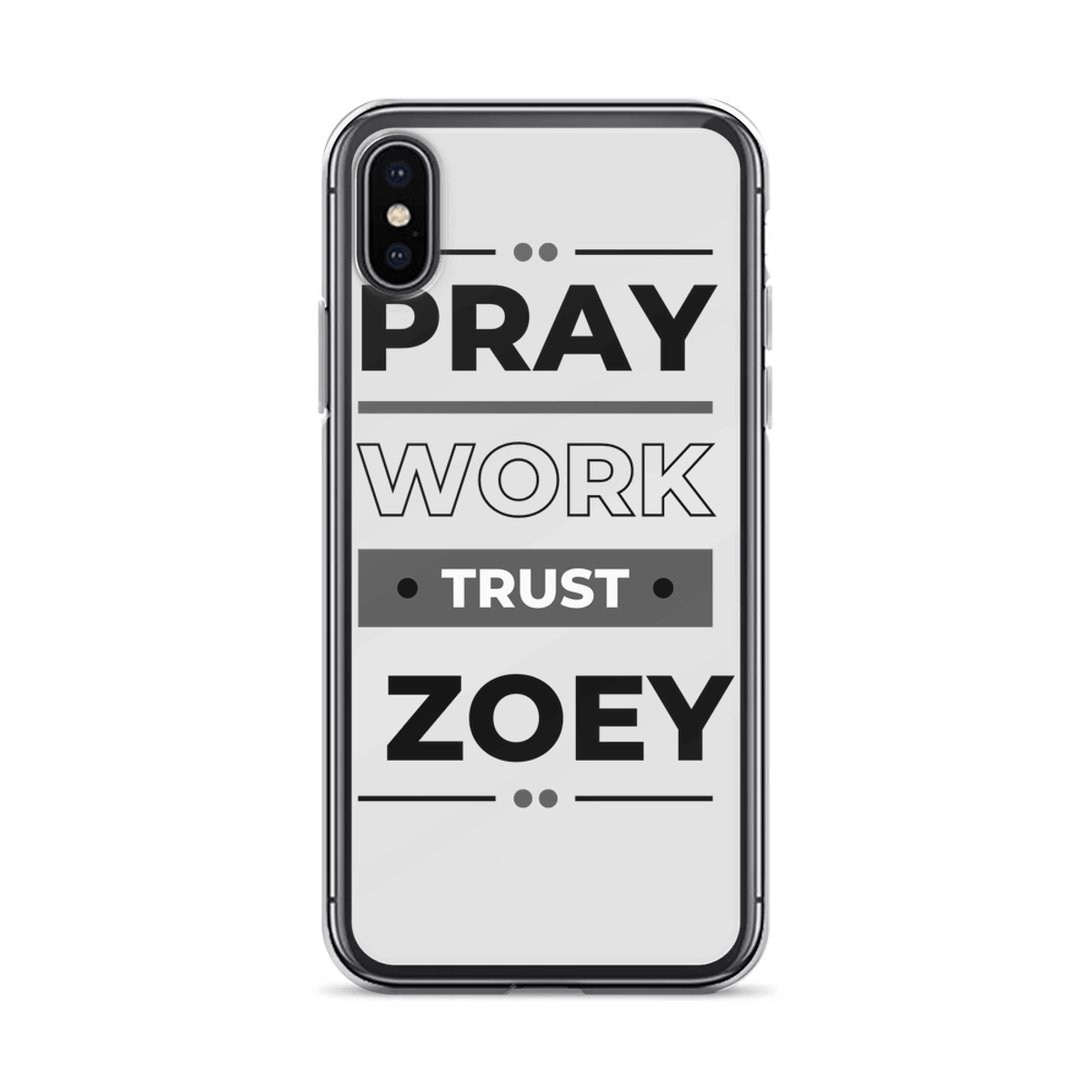 Personalized ZOEY Phone Case with Bold Typography