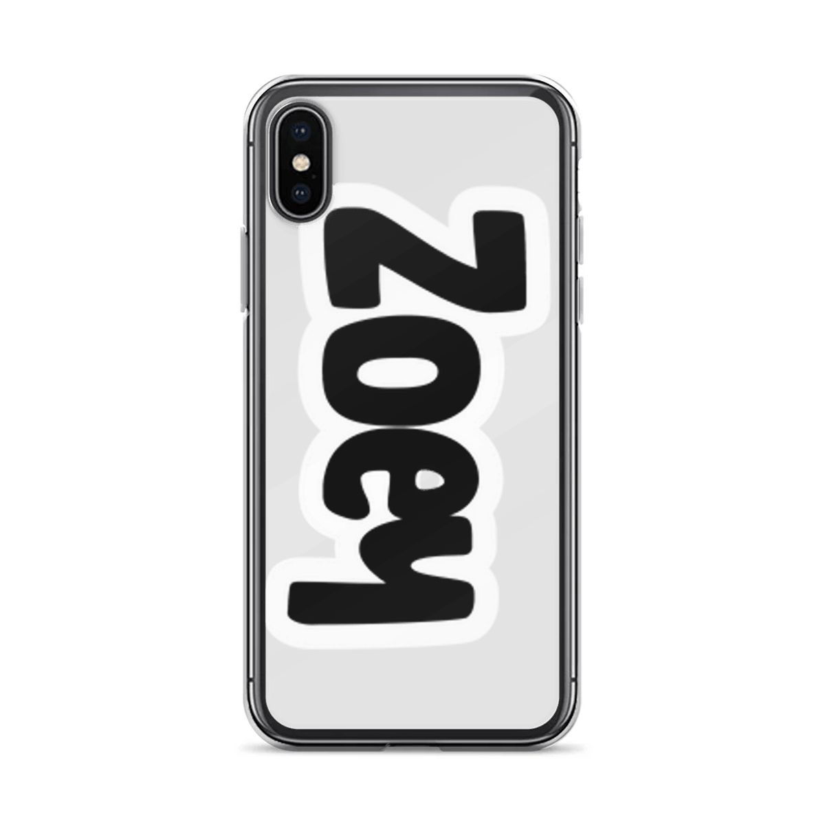 Personalized ZOEY Clear Phone Case
